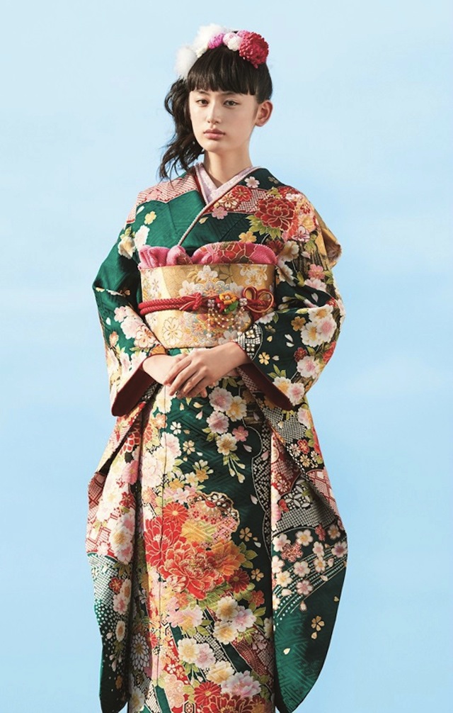 八木莉可子、京都きもの友禅の新イメージモデル 振り袖