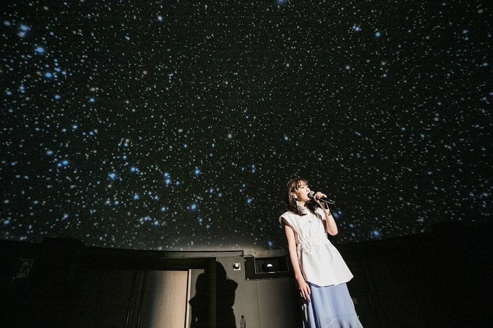 JY（知英）、プラネタリウムで「星が降る前に」発売記念スペシャルイベント
