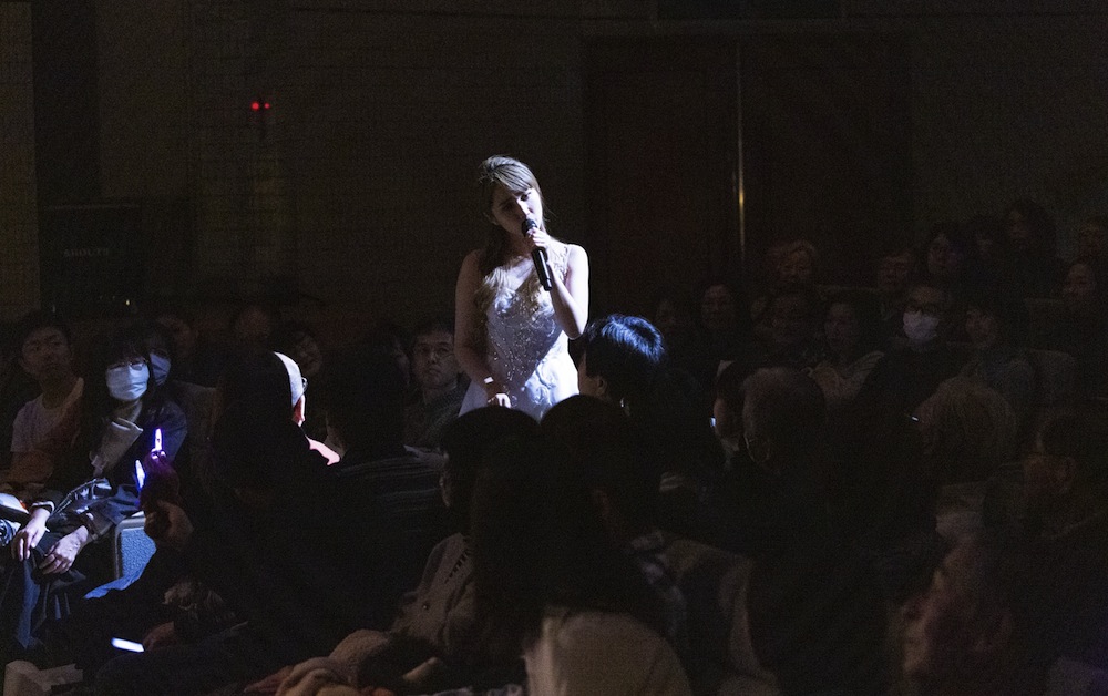 サラ・オレイン（Sarah Àlainn）／2018年12月16日（日）、 青葉の森公園芸術文化ホールで「J:COM presentsサラ・オレイン スペシャルコンサート」にて。