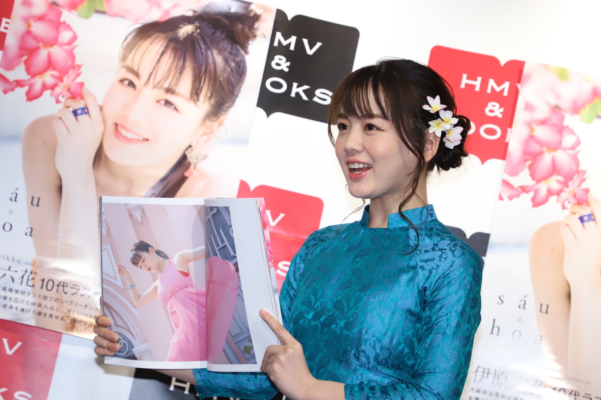 伊原六花／2nd写真集「sáu hoa」発売記念イベントにて（2019年6月2日、HMV&BOOKS SHIBUYAにて）