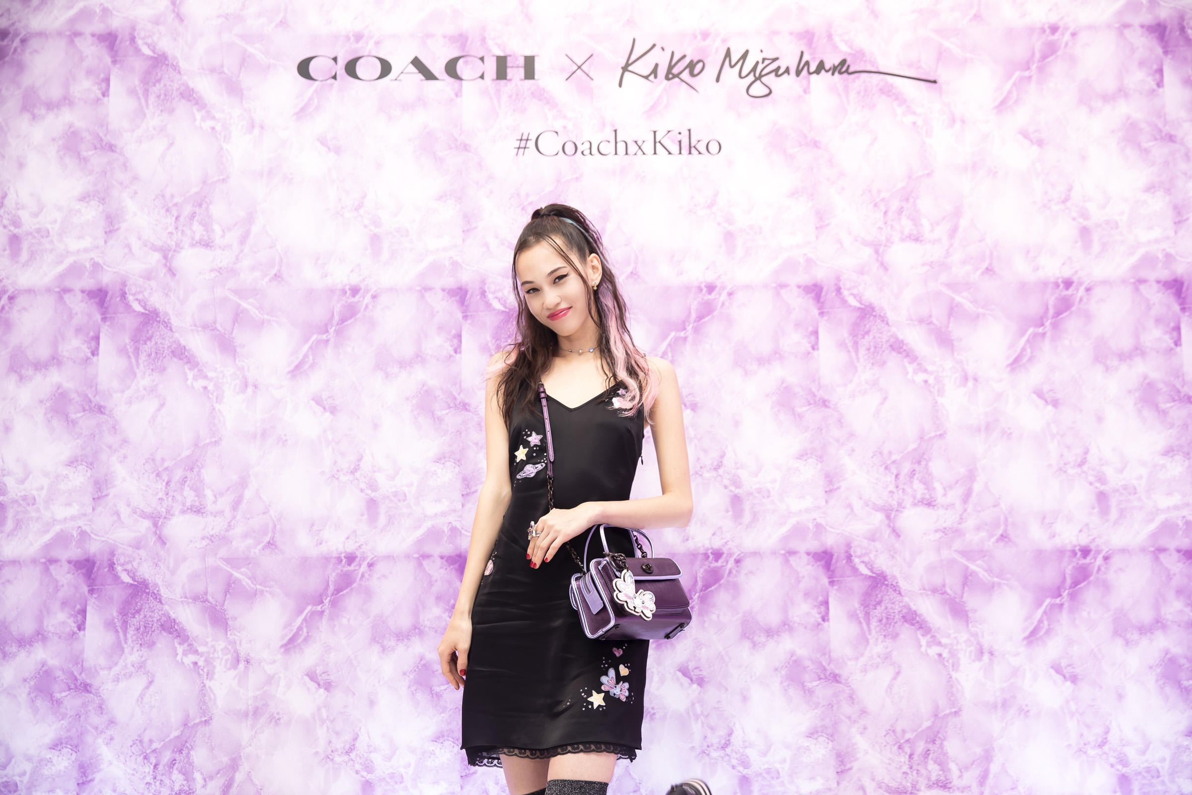 水原希子／2019年7月24日、東京・COACH表参道で行われた『Coach×Kiko Mizuhara Capsule Collection』の発表イベントにて