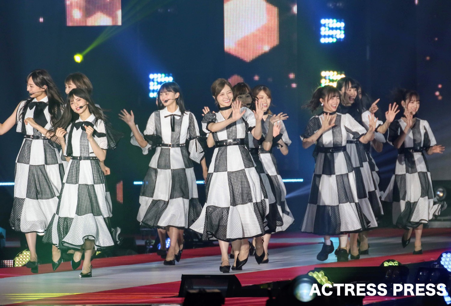 乃木坂46／2019年9月28日、GirlsAward2019AWステージにて。撮影：ACTRESS PRESS編集部