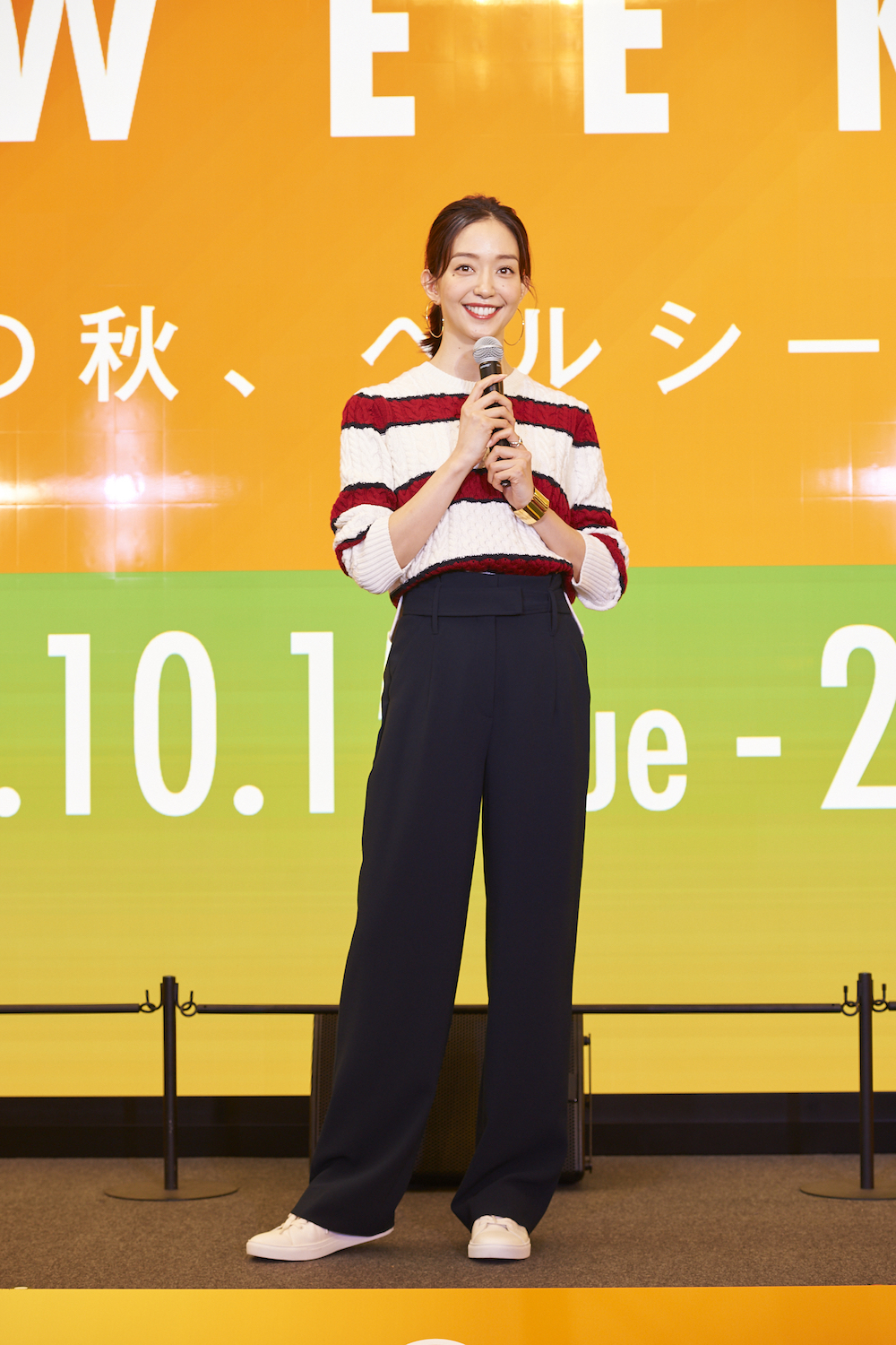 松島花／「MARUNOUCHI FASHION WEEK 2019」オープニングイベント（2019年10月15日）
