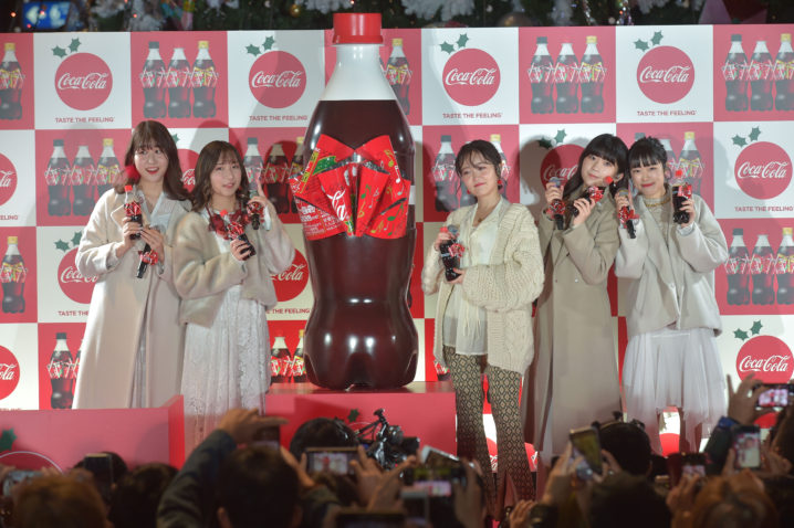 Little Glee Monster／2019年11月19日、二子玉川ライズ ガレリアにて開催された「コカ・コーラ」のイベントにて。