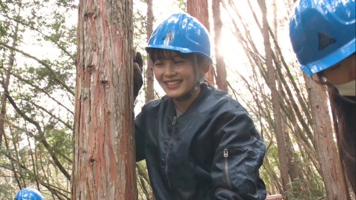 久間田琳加、京都の高校で林業初体験！BACK TO SCHOOL！
