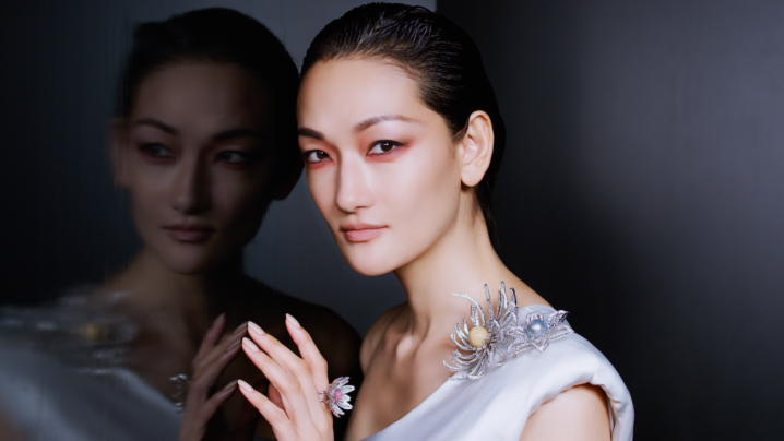 冨永愛／ミキモトの新作ハイジュエリーコレクション「The Japanese Sense of Beauty 日本の美しい色 とかたち」