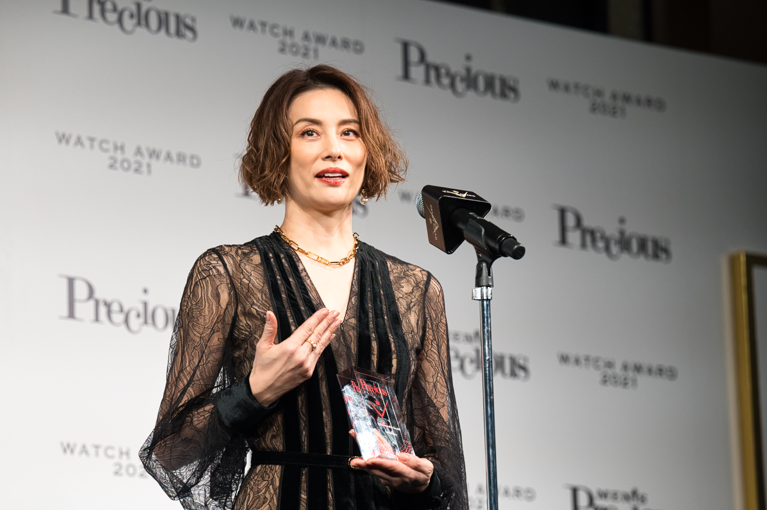 米倉涼子／「時の人」受賞について語る ACTRESS PRESS
