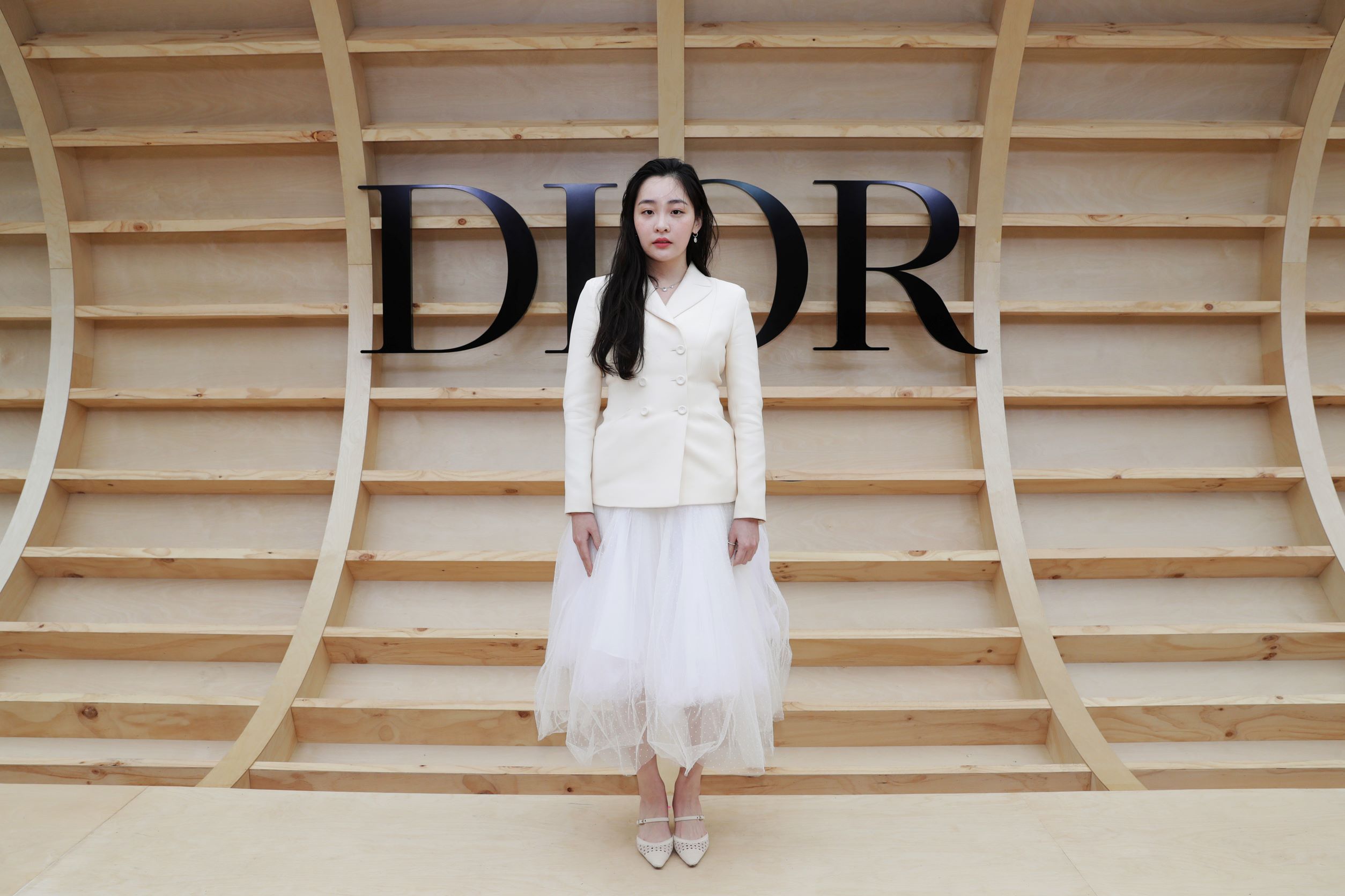 女優のキム・ミンハ／【DIOR】フォール 2022 ウィメンズ コレクションのショー in ソウル（2022年4月30日）