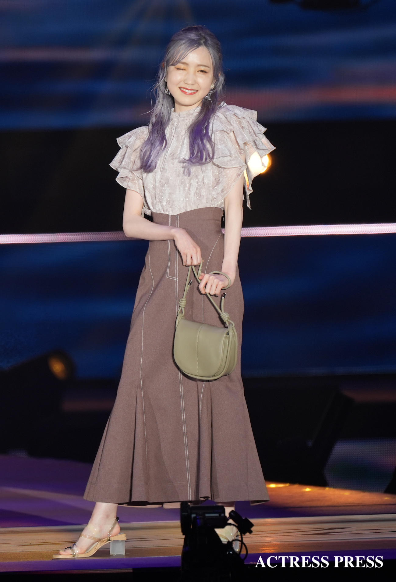 本田仁美（AKB48）／dazzlin (ダズリン) ファッションステージ.ランウェイ in GirlsAward（ガールズアワード）2022 S/S／2022年5月14日。幕張メッセにて。撮影：ACTRESS PRESS編集部 SHUN