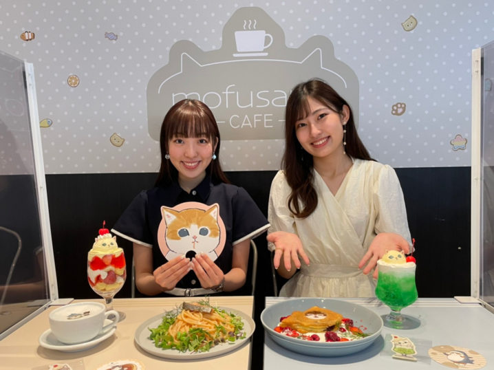 Reporter：高坂瑠奈、伊藤舞美花 in mofusand cafe（ACTRESS PRESS）