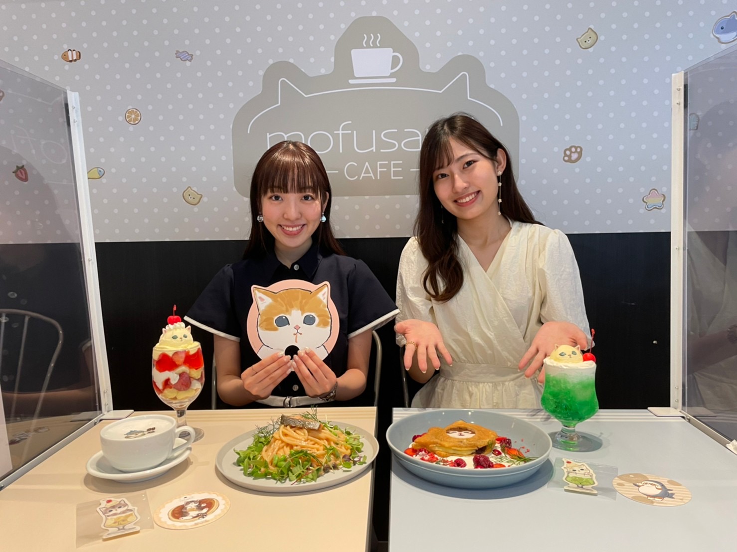Reporter：高坂瑠奈,伊藤舞美花 in mofusand cafe（ACTRESS PRESS）