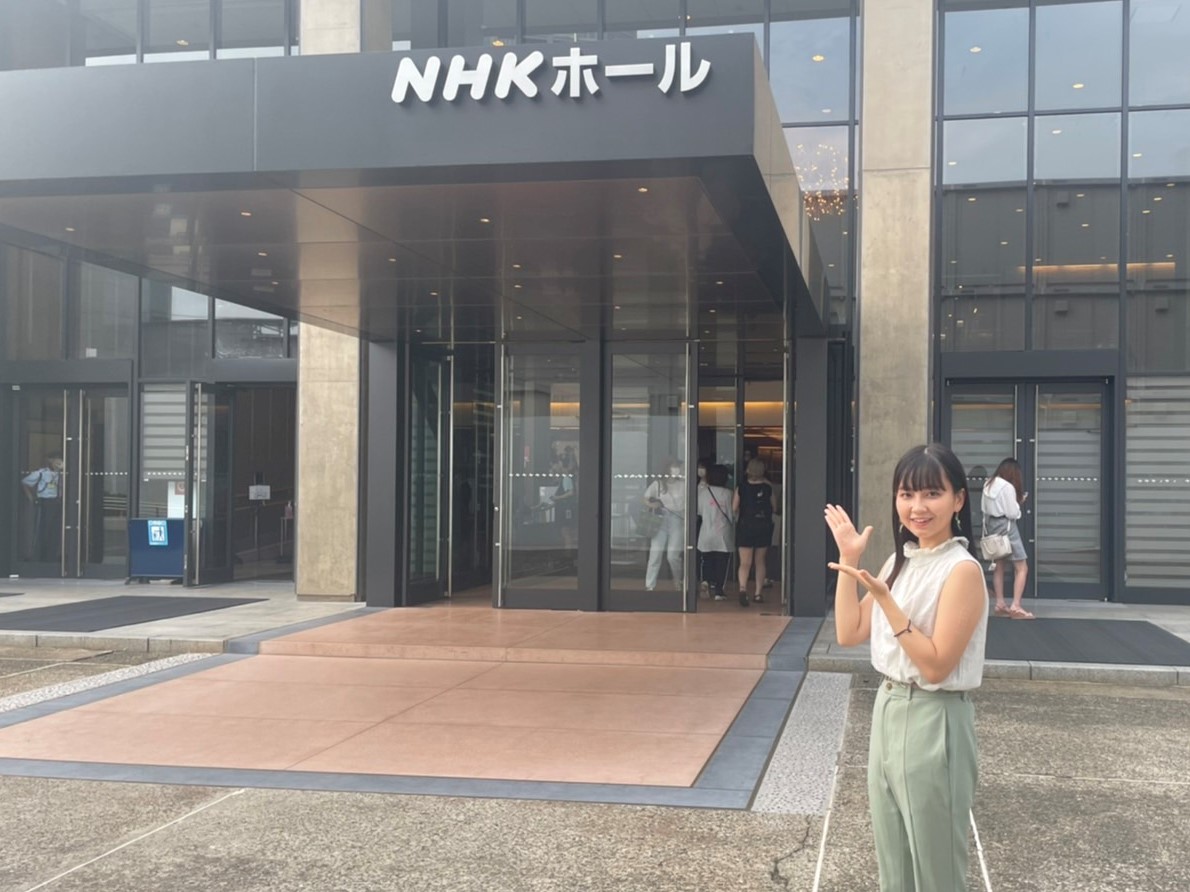 森田聖子（津田塾大学）ACTRESS PRESS REPORTER（アクトレスプレス リポーター）in NHKホール