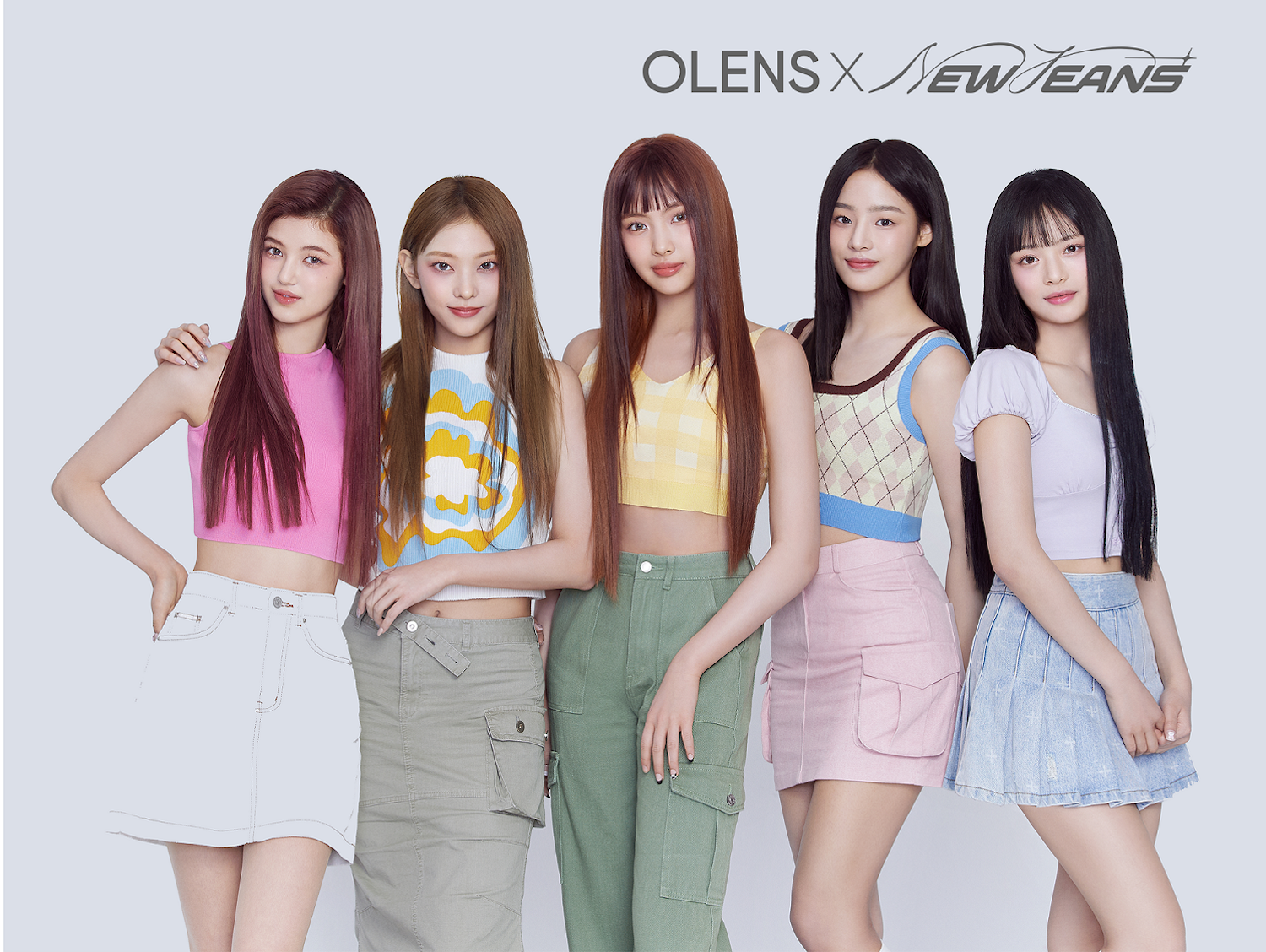 K-POPアイドル・NewJeans、韓国カラコン『OLENS(オーレンズ)』イメージモデルに！