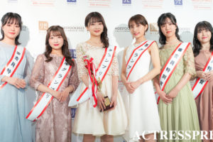 「MISS OF MISS CAMPUS QUEEN CONTEST 2023」受賞者／2023年3月5日、国立代々木競技場第一体育館にて。撮影：ACTRESS PRESS編集部