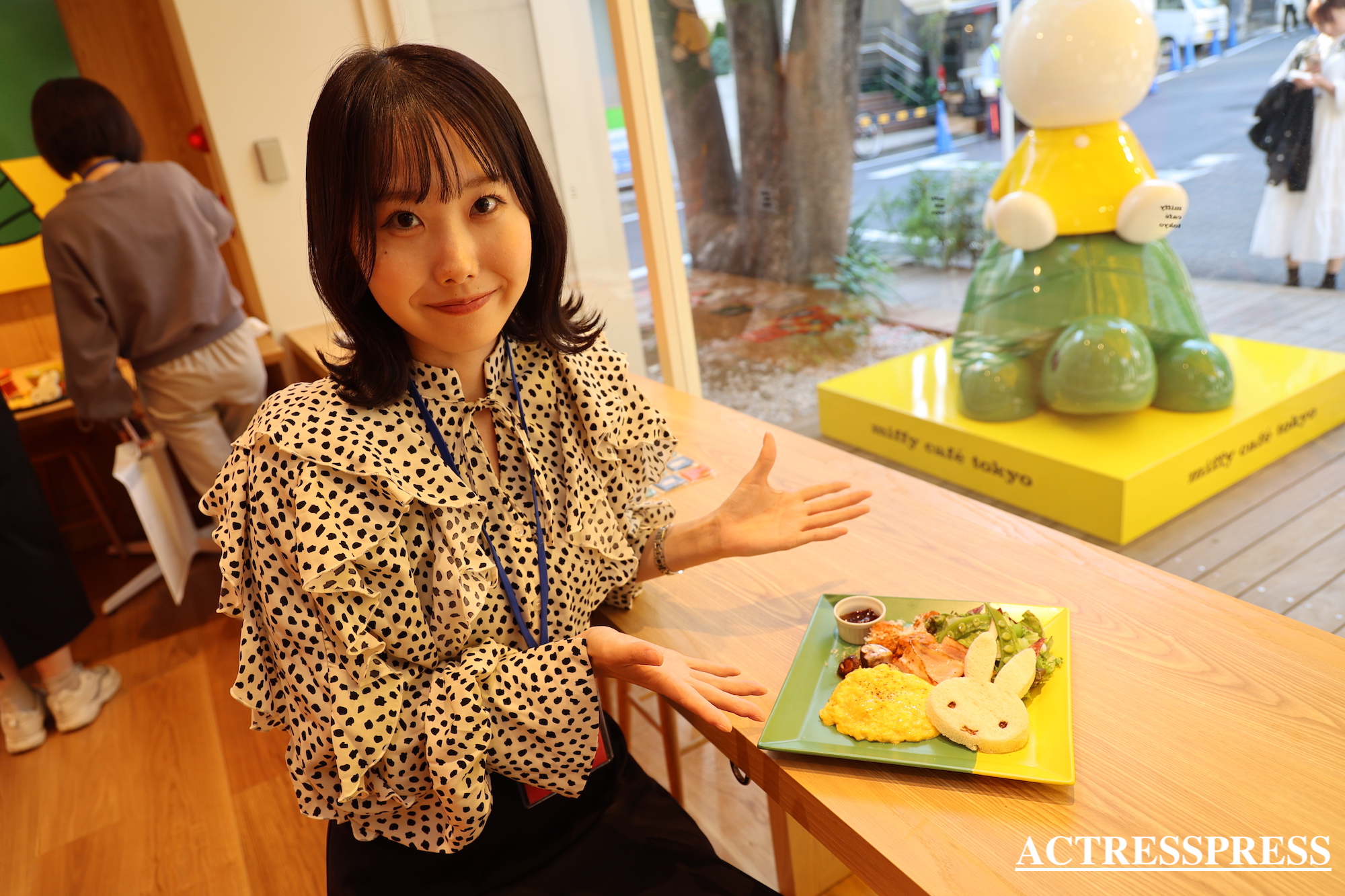 増田ほの香（ACTRESS PRESS REPORTER（アクトレスプレス リポーター）in miffy café tokyo（ミッフィーカフェ トーキョー）​​代官山駅 