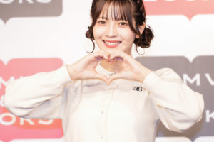 黒嵜菜々子（くろさき ななこ）／2023年11月11日、東京渋谷でのカレンダー発売記者会見にて。撮影：ACTRESS PRESS編集部（Photographer: SHUN）