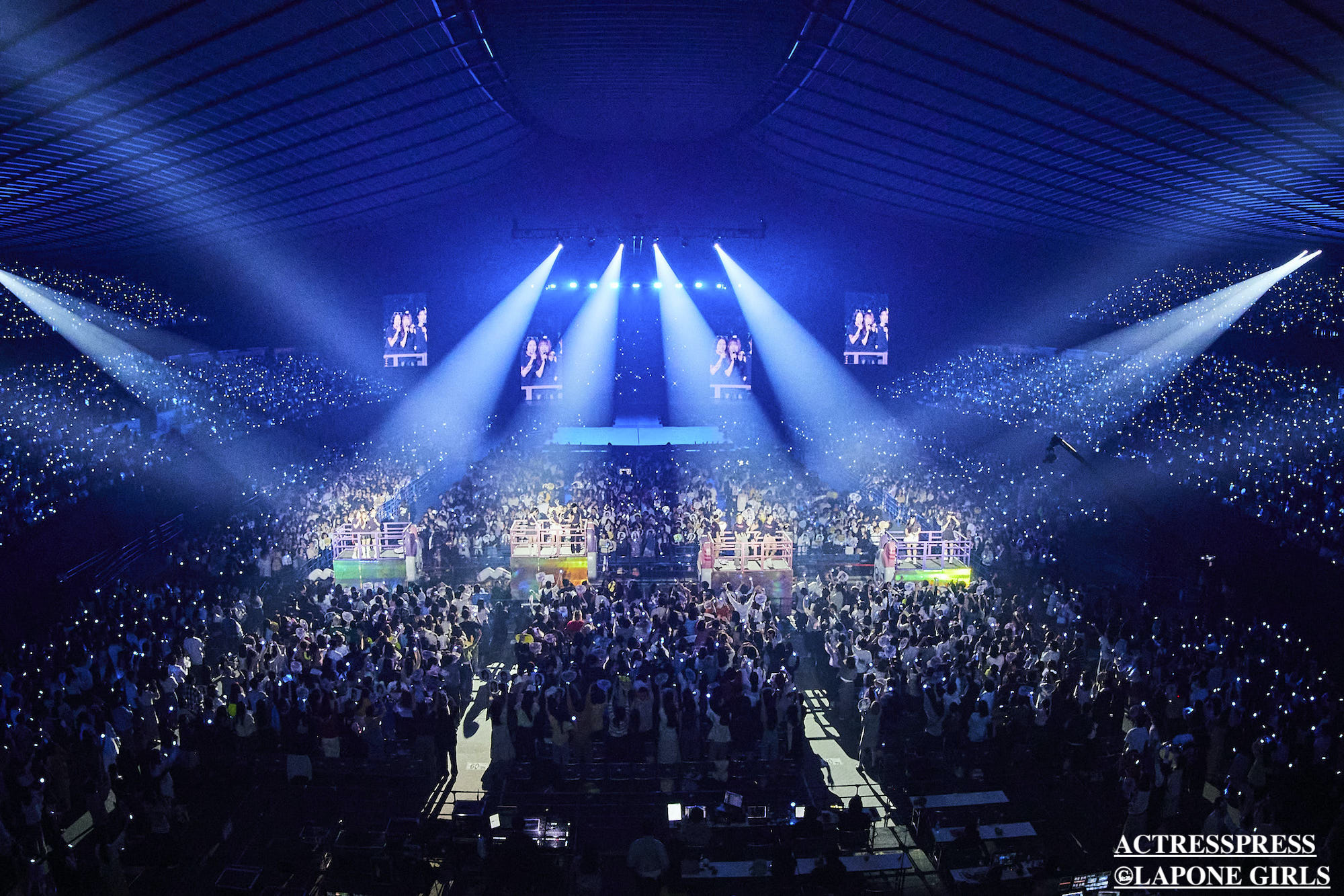 ME:I（ミーアイ）」／2024年4月14日、東京・国立代々木競技場第一体育館にて初のファンコンサート『2024 ME:I LAUNCHING SHOW ME:ICONIC』の最終公演にて。ACTRESS PRESS. ©LAPONE GIRLS