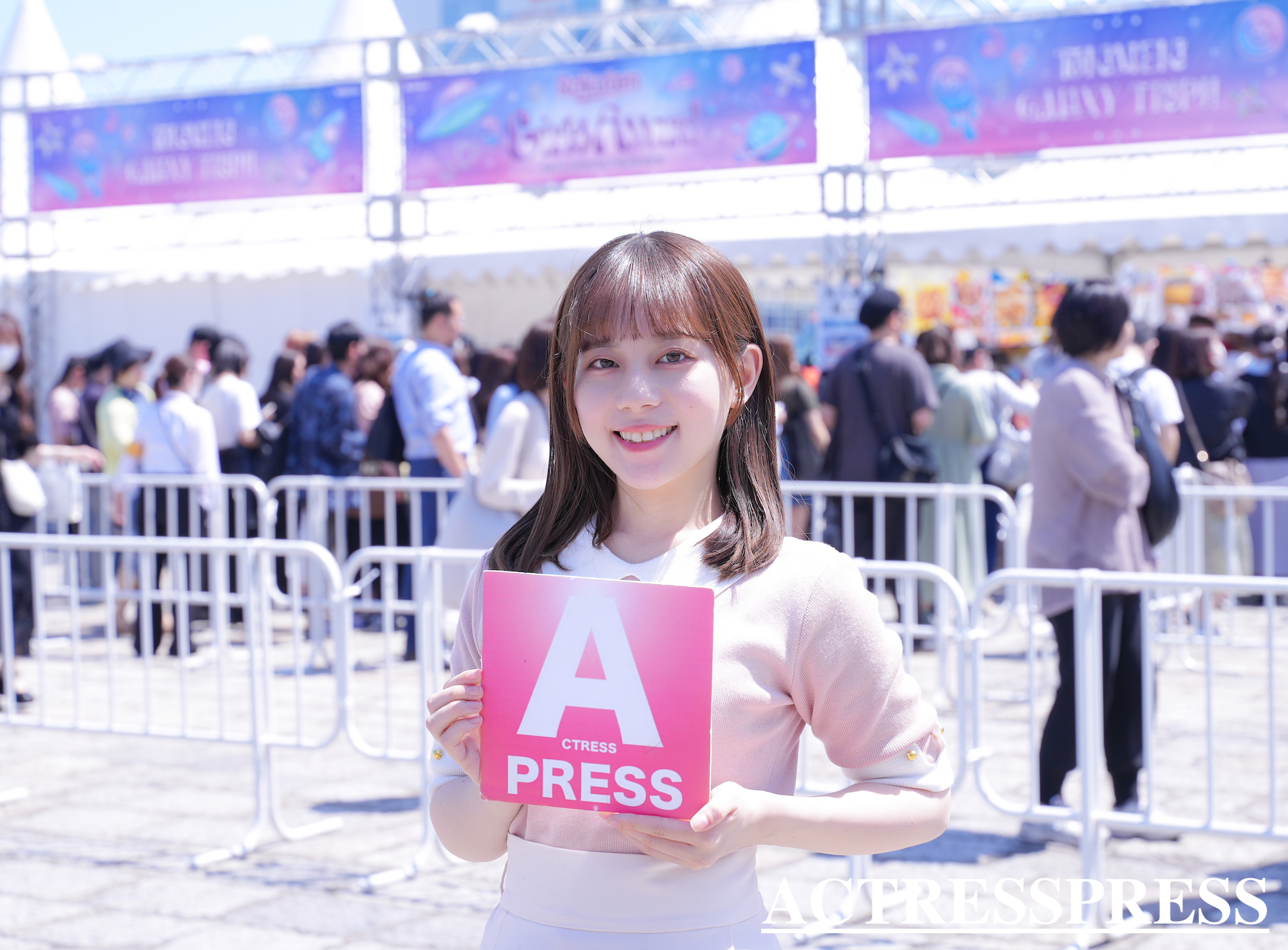 須田真輝絵（上智大学）／2024年5月3日、国立代々木競技場 第一体育館にて日本最大級のファッション＆音楽イベント『Rakuten GirlsAward 2024 SPRING/SUMMER』にて。ACTRESS PRESS（撮影：SHUN）