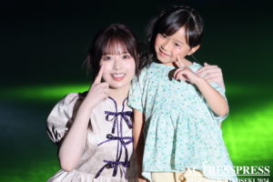 佐藤璃果 (乃木坂46)／2024年6月1日、岩⼿県・⼀関市総合体育館ユードームで開催された「TGC teen ICHINOSEKI 2024」にて。ACTRESS PRESS