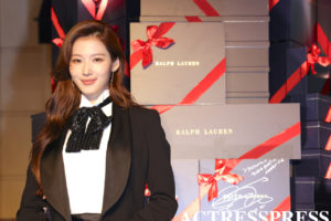 TWICE SANA／ラルフローレン 表参道 クリスマスツリー点灯式。11月14日。ACTRESS PRESS編集部