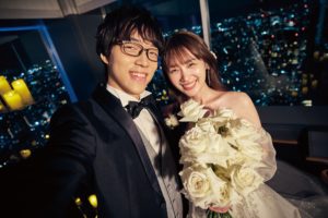 高山一実 ＆ ふくらP 結婚式. ウエディングドレス