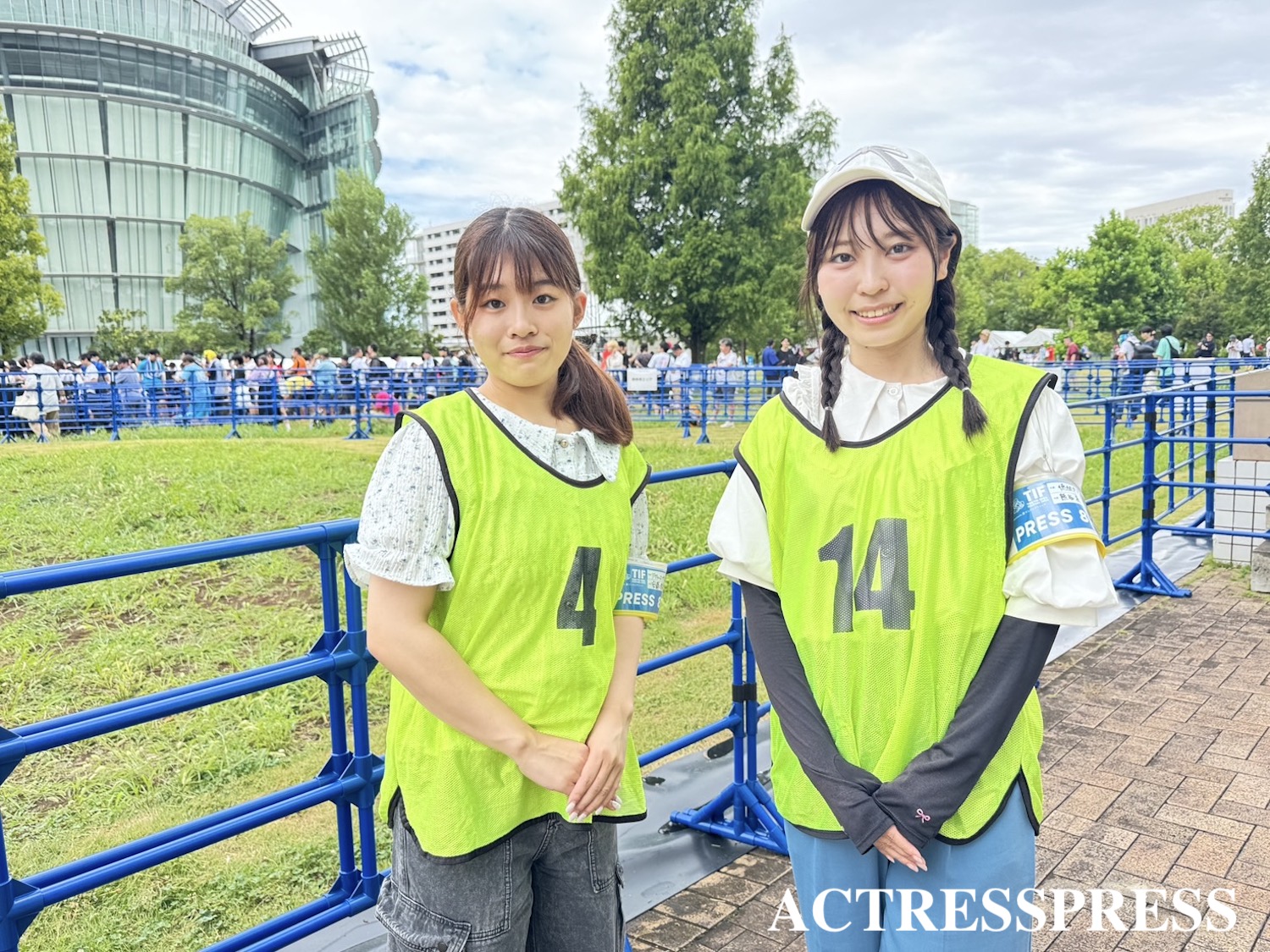 早川千鶴 & 安藤未來(ACTRESS PRESS REPORTER) in TIF