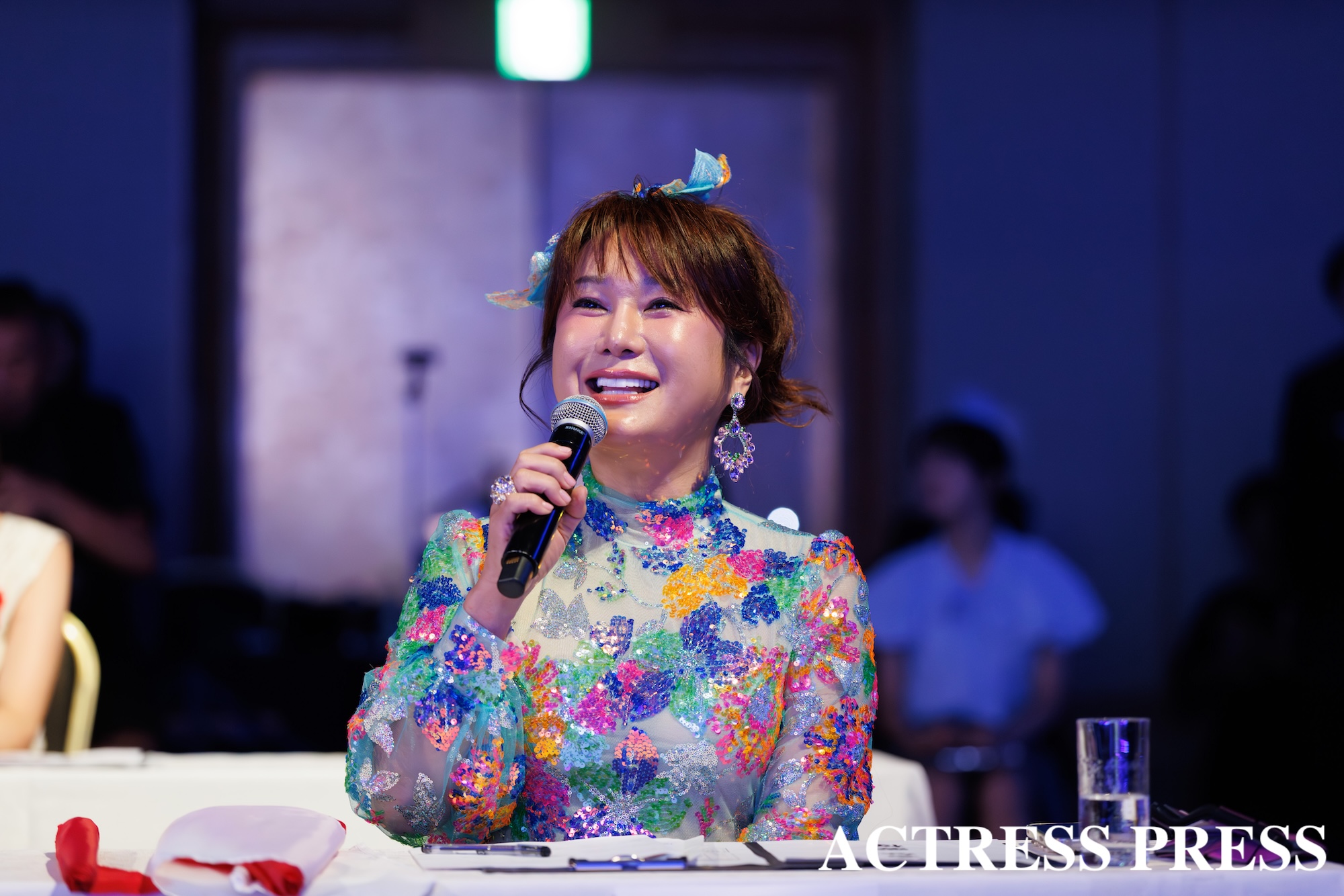 はるな愛/ 『ミスユニバーシティ2025』にて。9月16日. 撮影：ACTRESS PRESS編集部（アクトレスプレス）