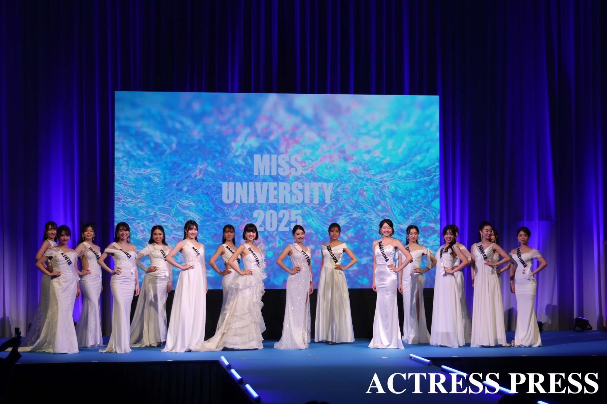 『ミスユニバーシティ2025』グランプリは飯田樟来、準グランプリ能浦奈々、第3位山本桃花/ 2025年9月16日/ 撮影:(C) ACTRESS PRESS(アクトレスプレス)