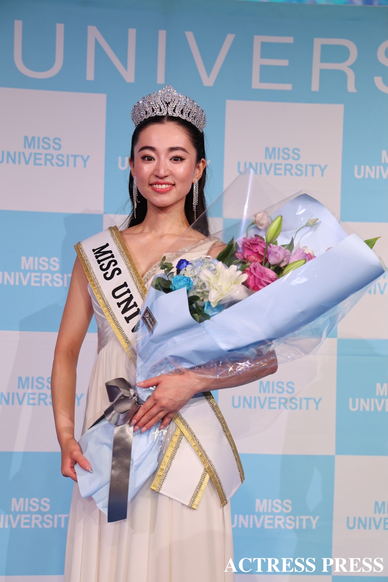 飯田樟来『ミスユニバーシティ2025』グランプリ/ 2025年9月16日/ 撮影:(C) ACTRESS PRESS(アクトレスプレス)