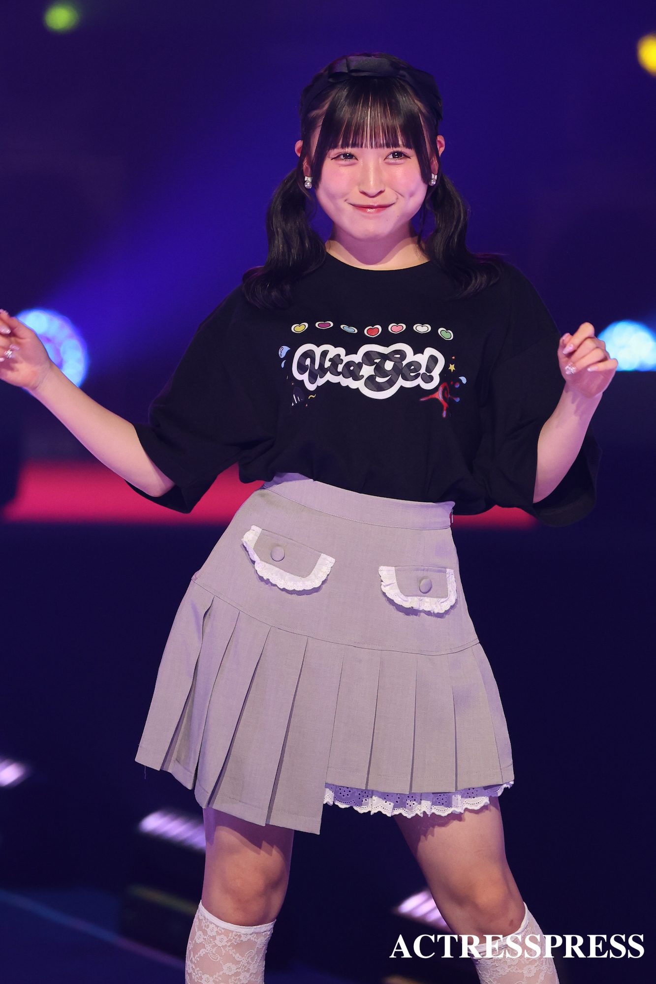 紬希わかな（UtaGe!）@JAM EXPO 2025】UP-Tファッションステージ. ACTRESS PRESS