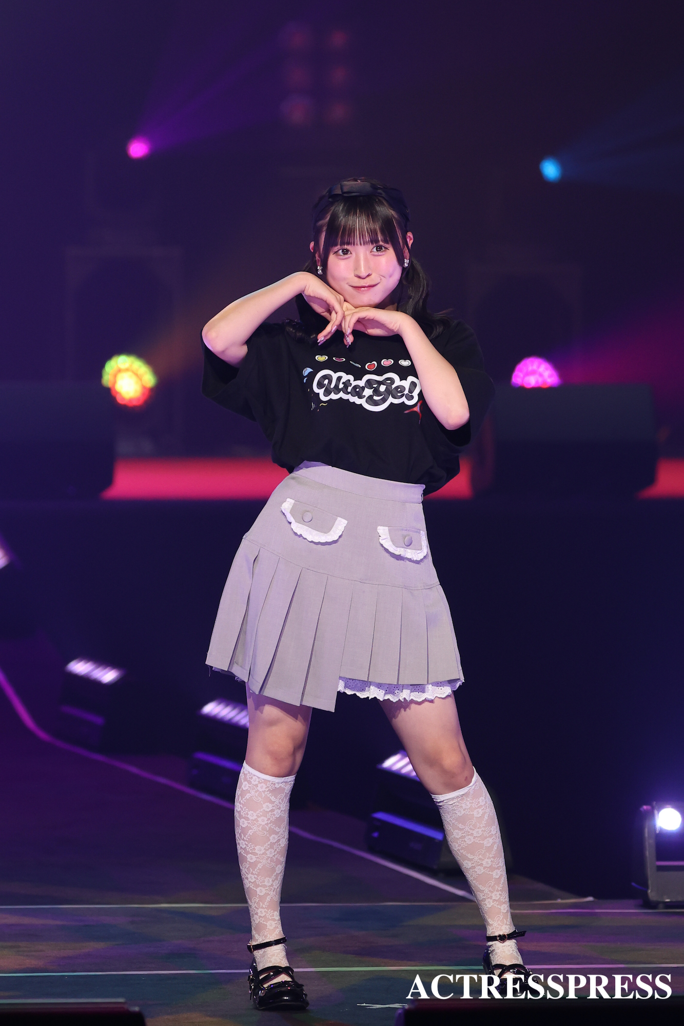 紬希わかな（UtaGe!）@JAM EXPO 2025】UP-Tファッションステージ. ACTRESS PRESS