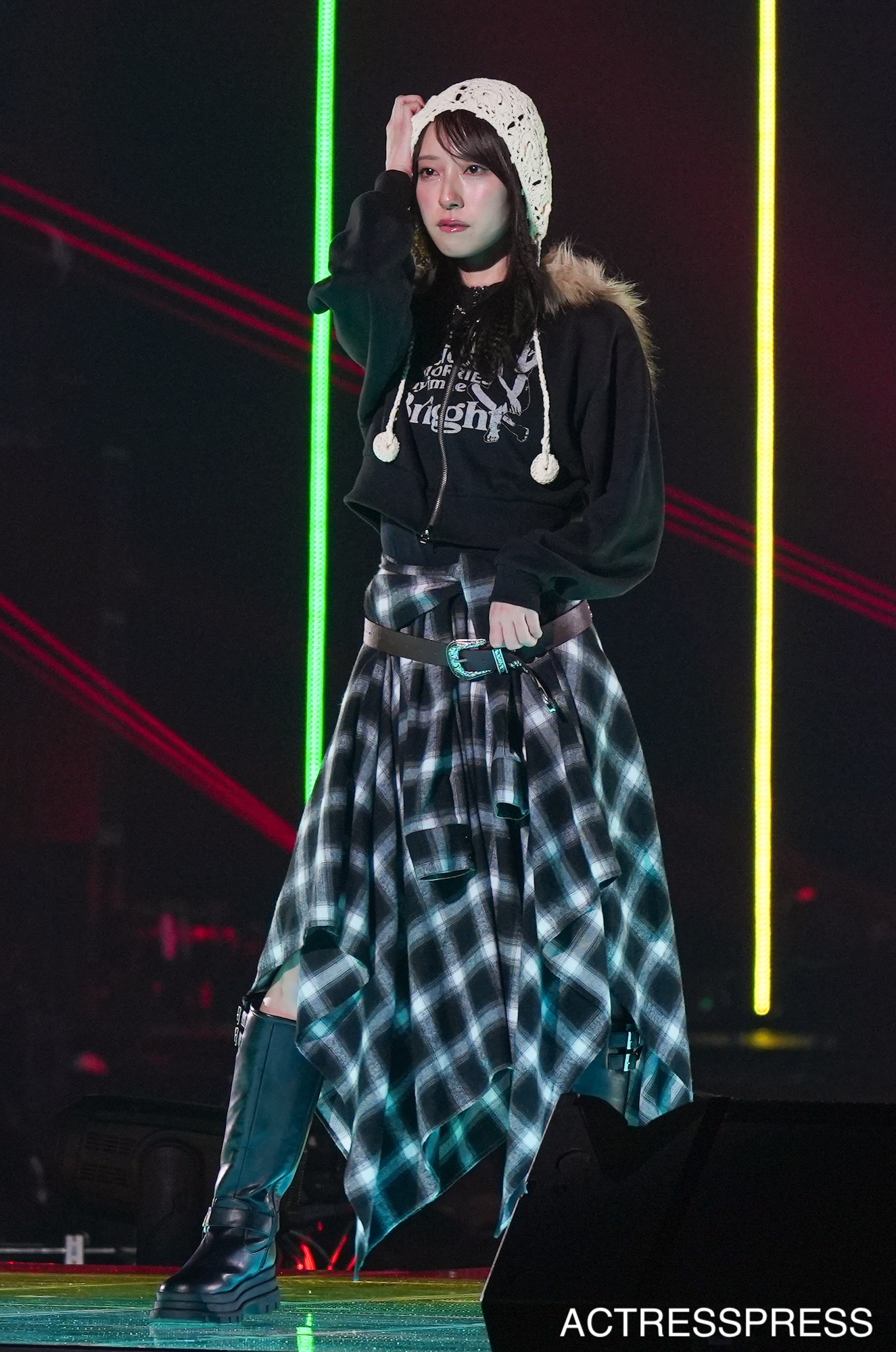 金村美玖（日向坂46）/2025年9月6日、さいたまスーパーアリーナにて開催のマイナビ TGC 2025 A/W(C)撮影；SHUN（ACTRESS PRESS編集部)