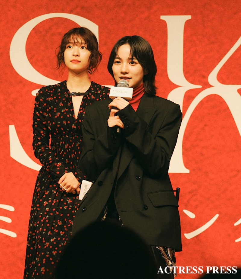 のん /ABEMAの新ドラマ『MISS KING / ミス・キング』のプレミアイベント.2025年9月