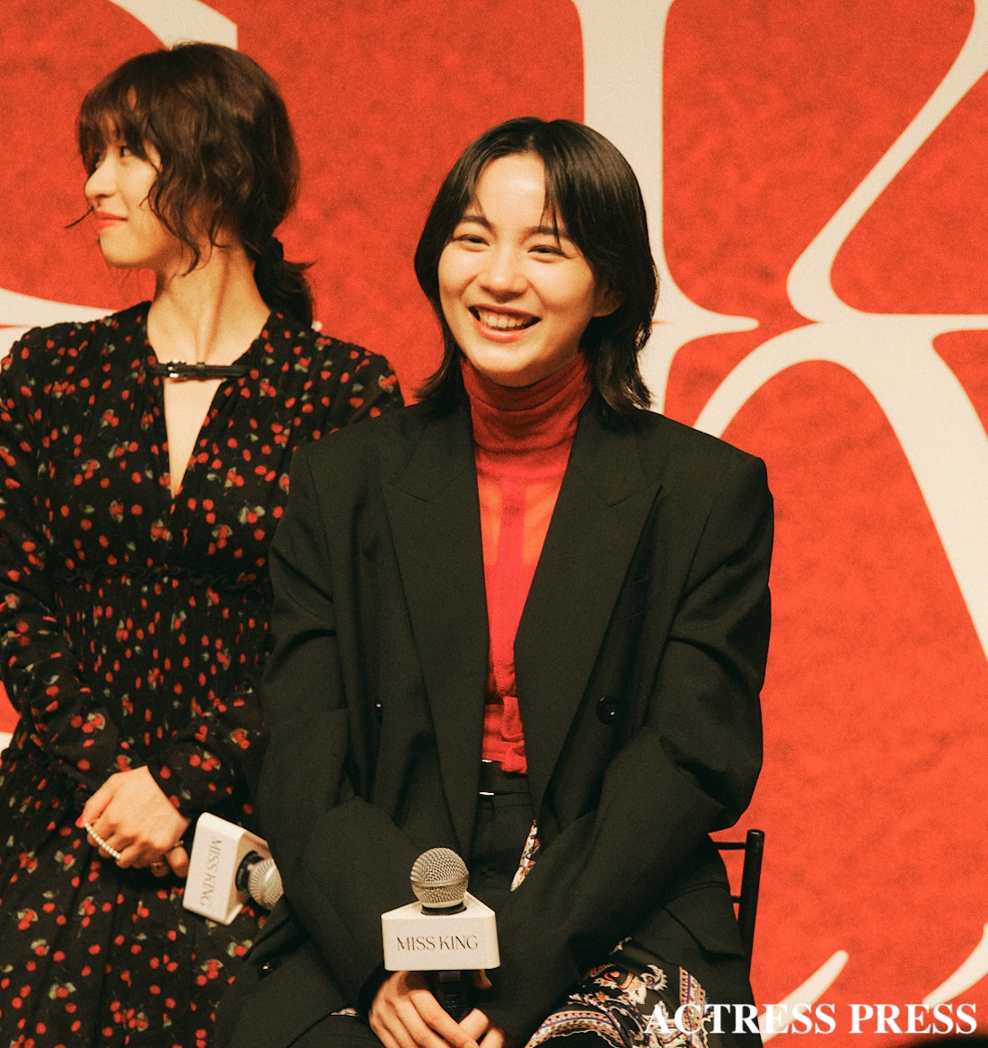 のん /ABEMAの新ドラマ『MISS KING / ミス・キング』のプレミアイベント.2025年9月