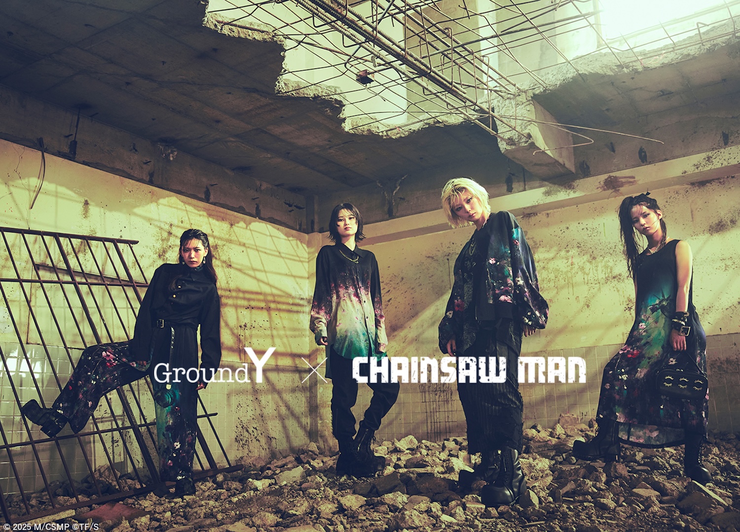 藤吉夏鈴・中嶋優月・的野美青・村山美羽が魅せる、爆発するモードの可能性！Ground Y