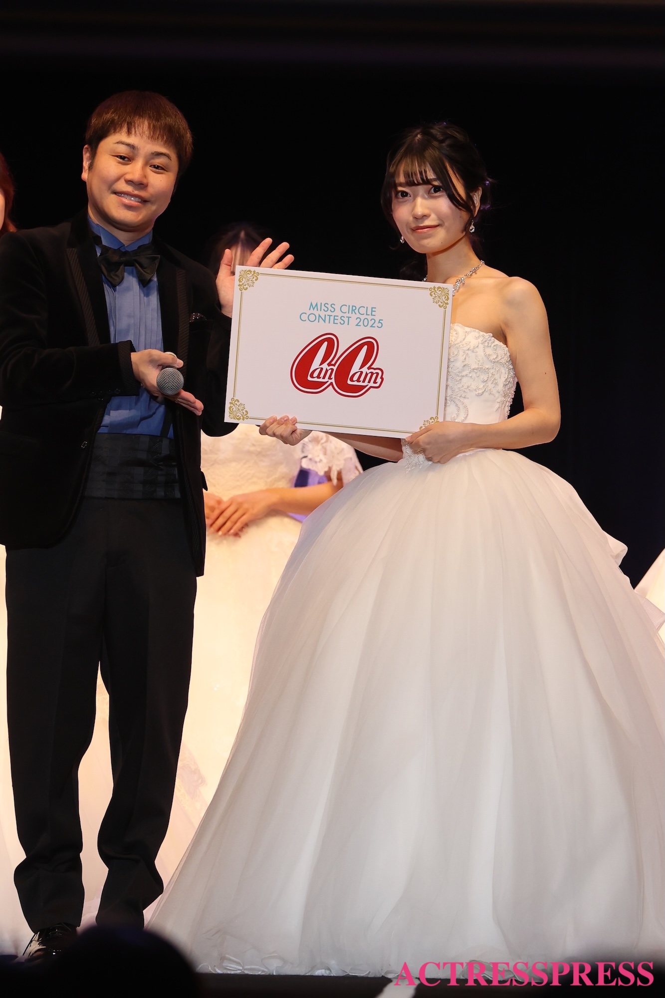 高嶋珊奈『MISS CIRCLE CONTEST 2025（ミスサークルコンテスト） グランプリ』.2025年12月13日. ACTRESS PRESS編集部
