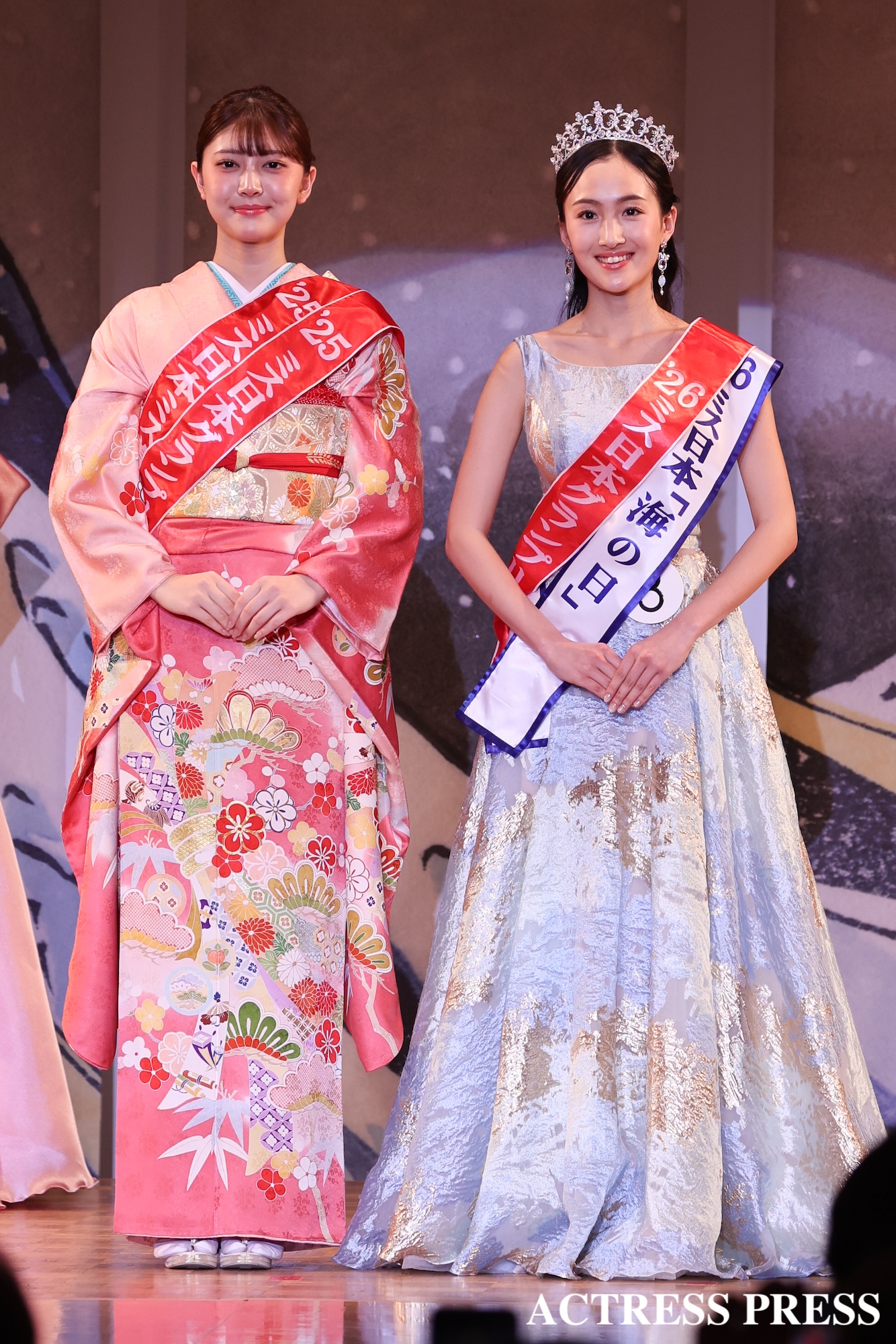 野口絵子(慶應義塾大学)『第58回ミス日本コンテスト2026』グランプリ.2026年1月26日,(C)ACTRESS PRESS