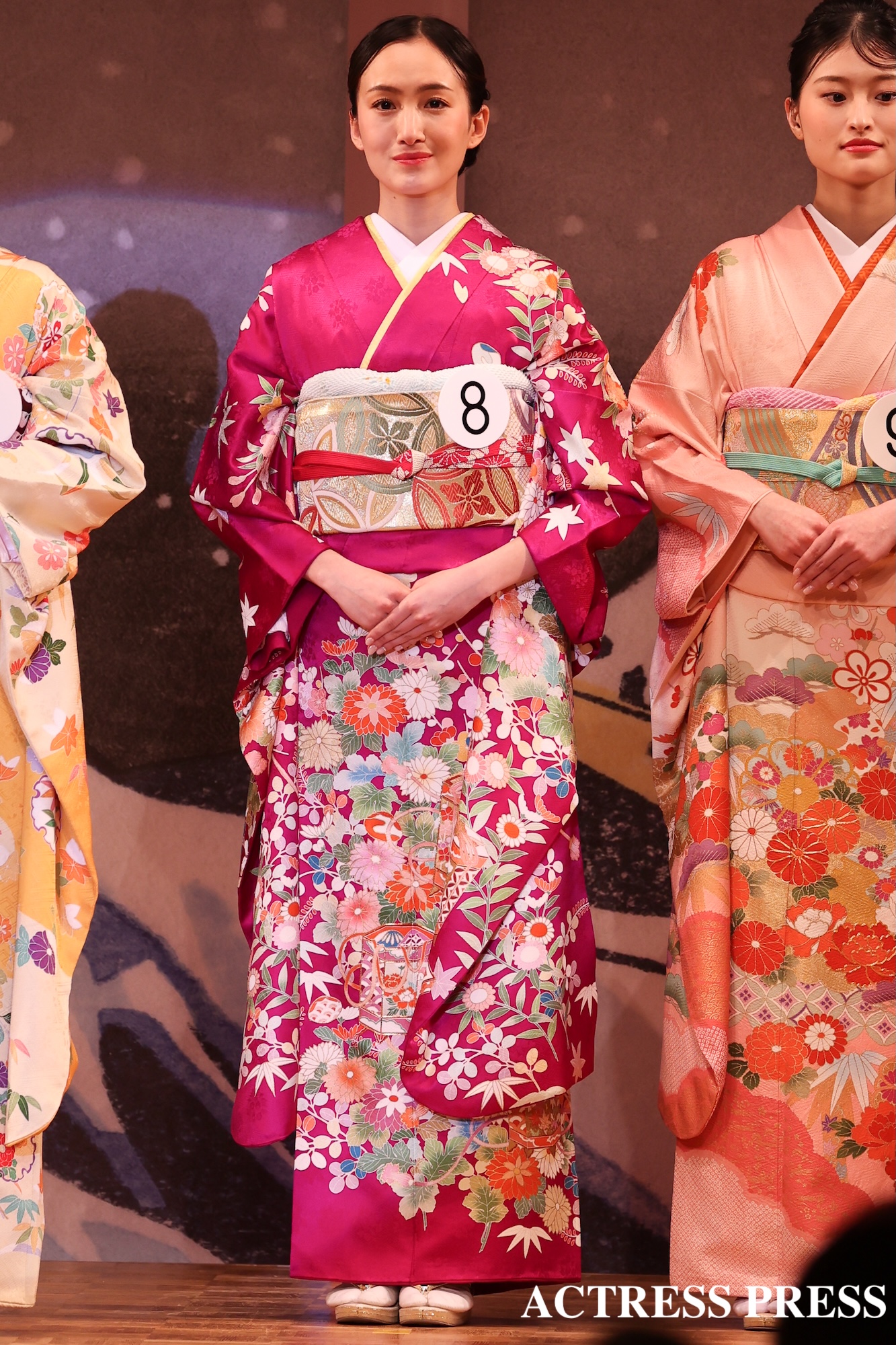 野口絵子(慶應義塾大学)『第58回ミス日本コンテスト2026』グランプリ.2026年1月26日,(C)ACTRESS PRESS