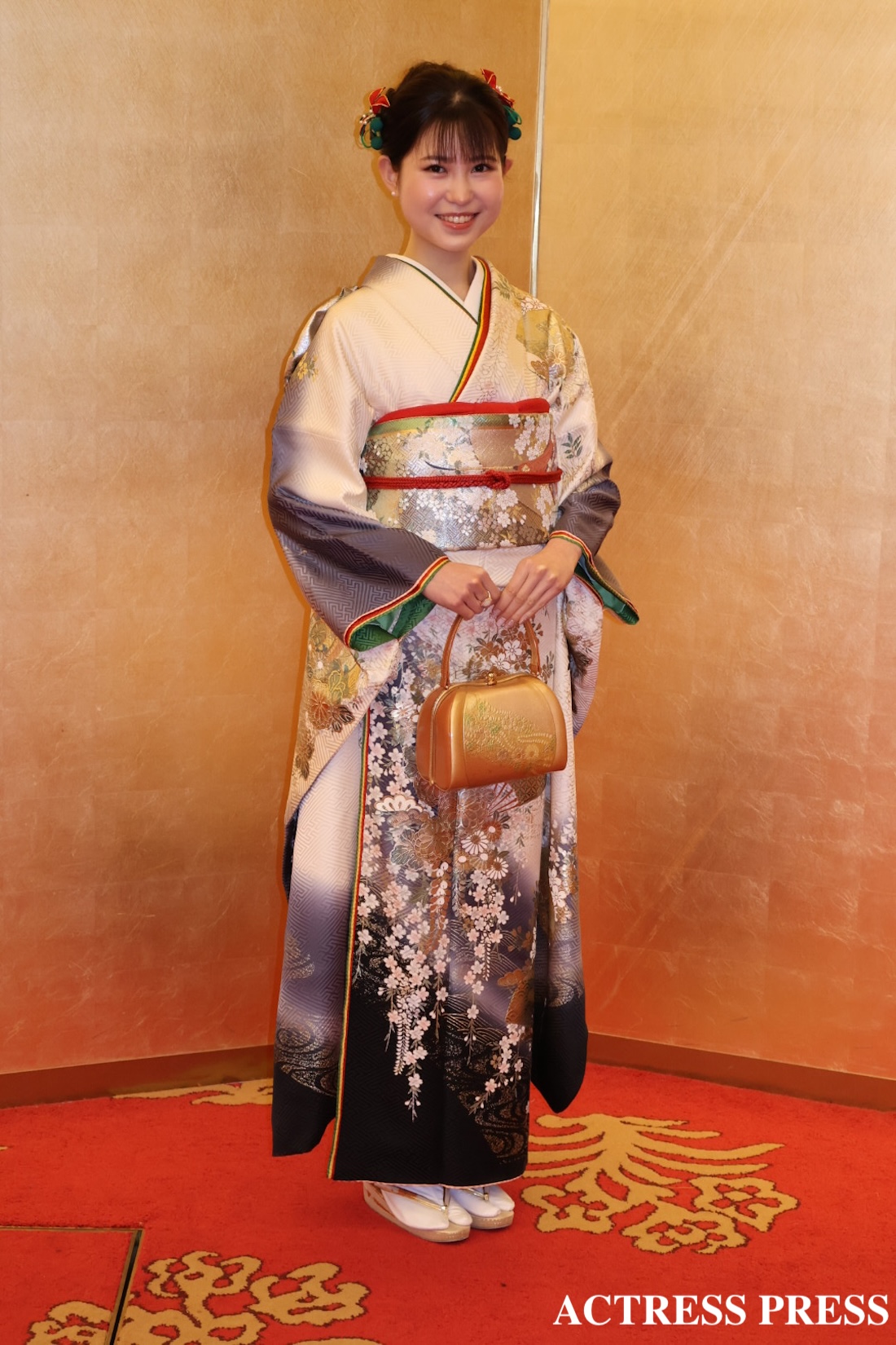 藤渡まりあ（上智大学）振袖