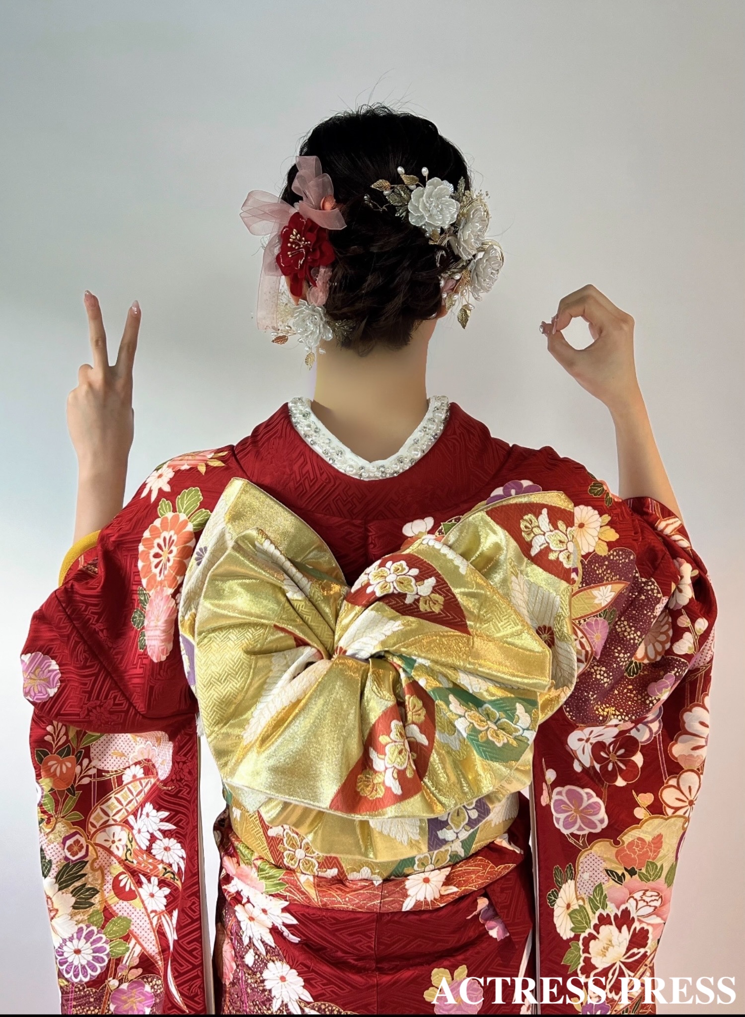 比嘉門未来（法政大学）振袖