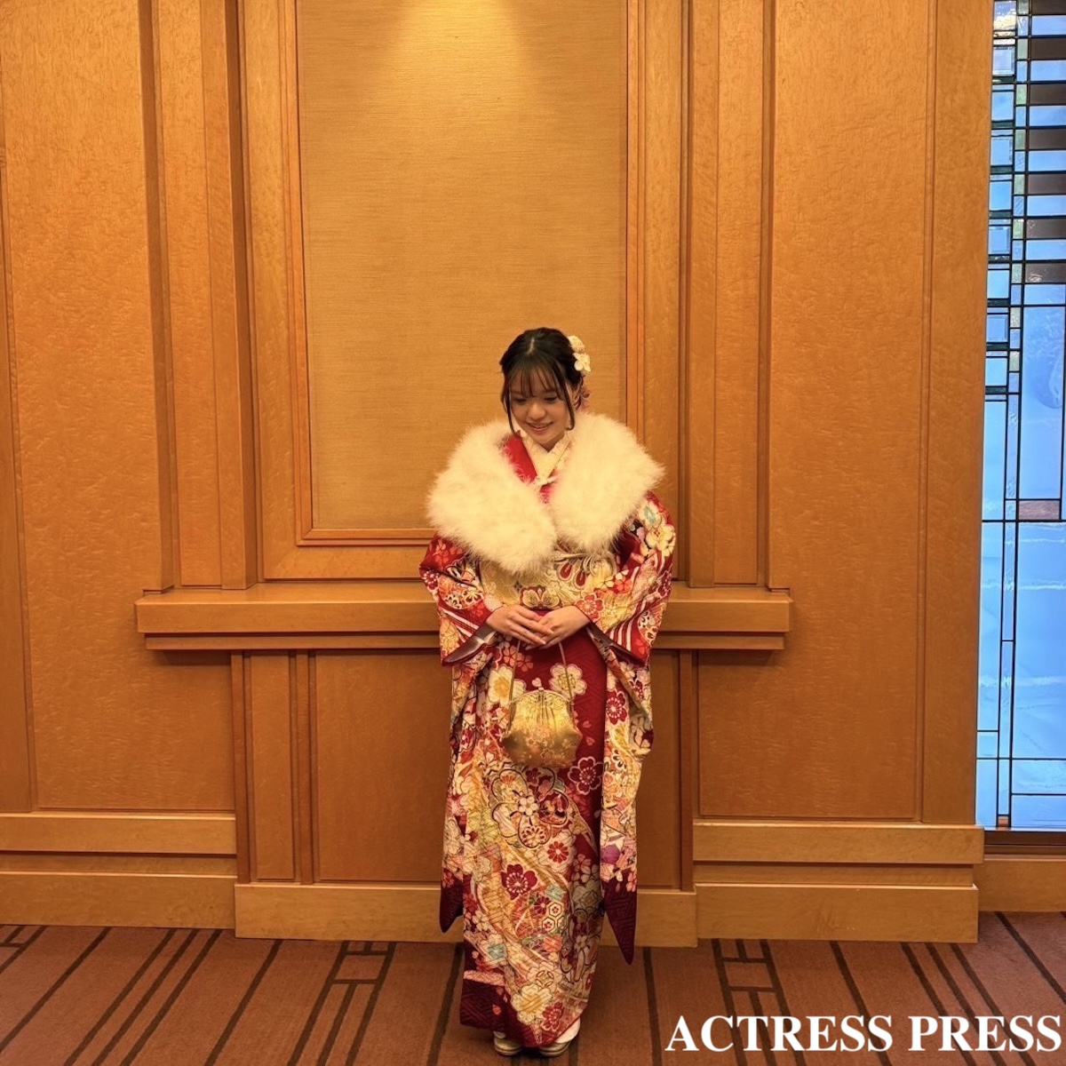 佐久間裕子（青山学院大学）振袖