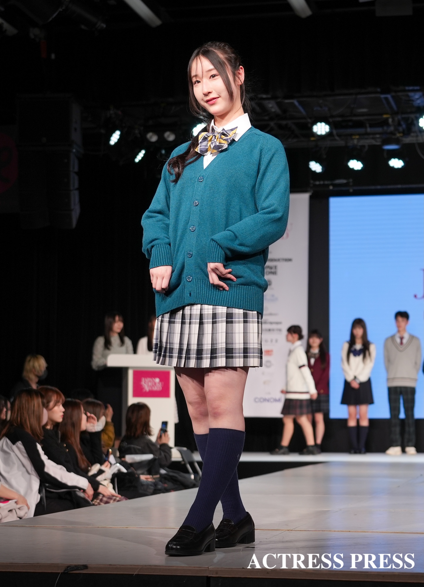 藤田彩月『第13回日本制服アワード』にて（2026年2月22日、ベルエポック美容専門学校にて）(C)撮影：ACTRESS PRESS編集部 (Photographer: SHUN)