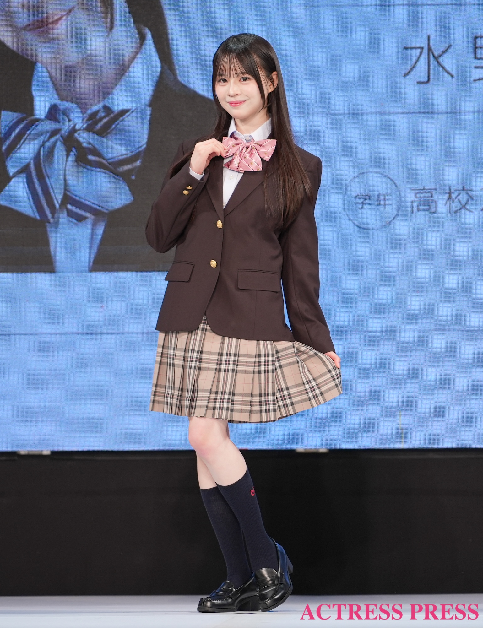 水野樺恋『第13回日本制服アワード』準グランプリ/（2026年2月22日、ベルエポック美容専門学校にて）(C)撮影：ACTRESS PRESS編集部 (Photographer: SHUN)