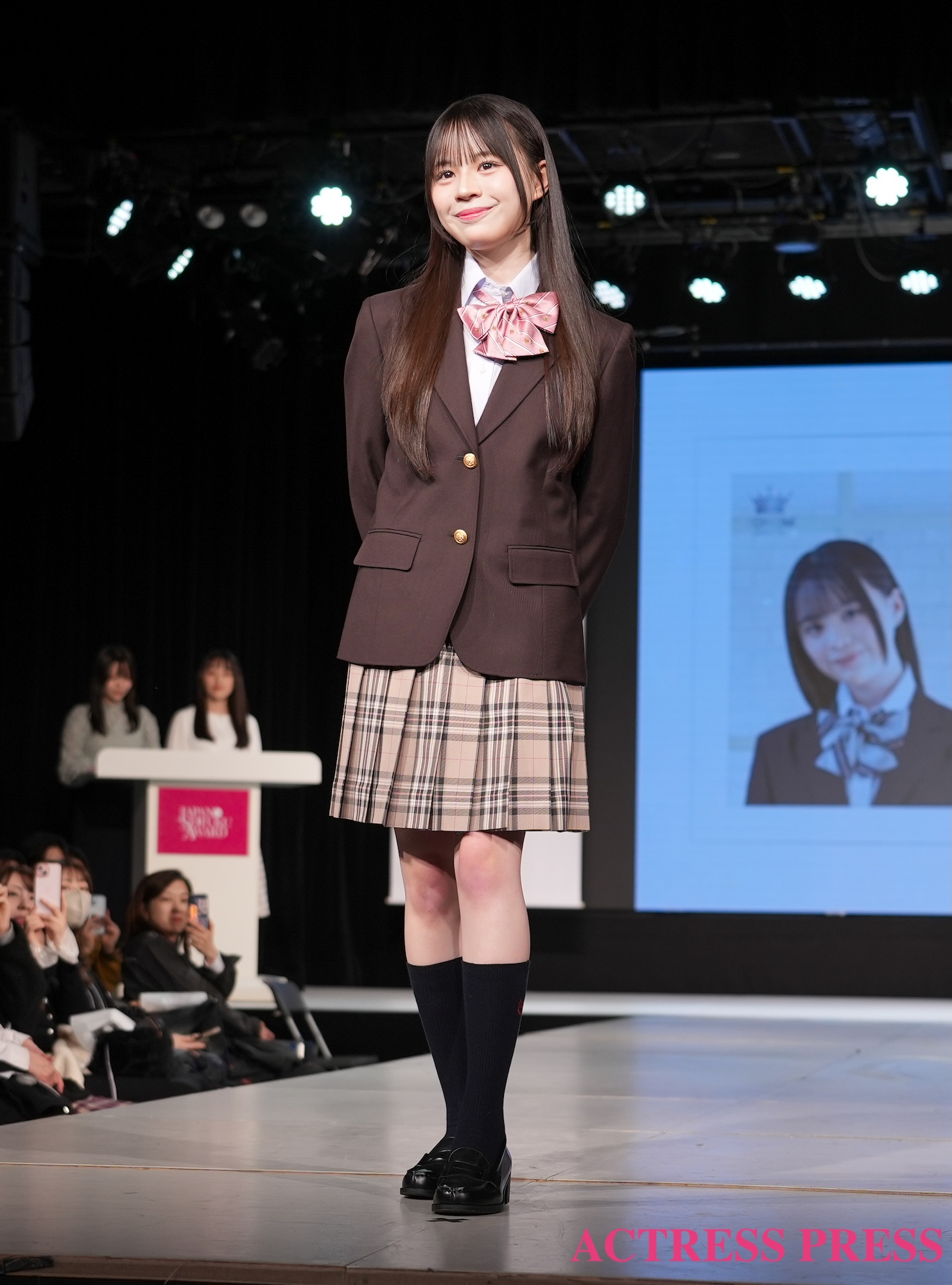 水野樺恋『第13回日本制服アワード』準グランプリ/（2026年2月22日、ベルエポック美容専門学校にて）(C)撮影：ACTRESS PRESS編集部 (Photographer: SHUN)