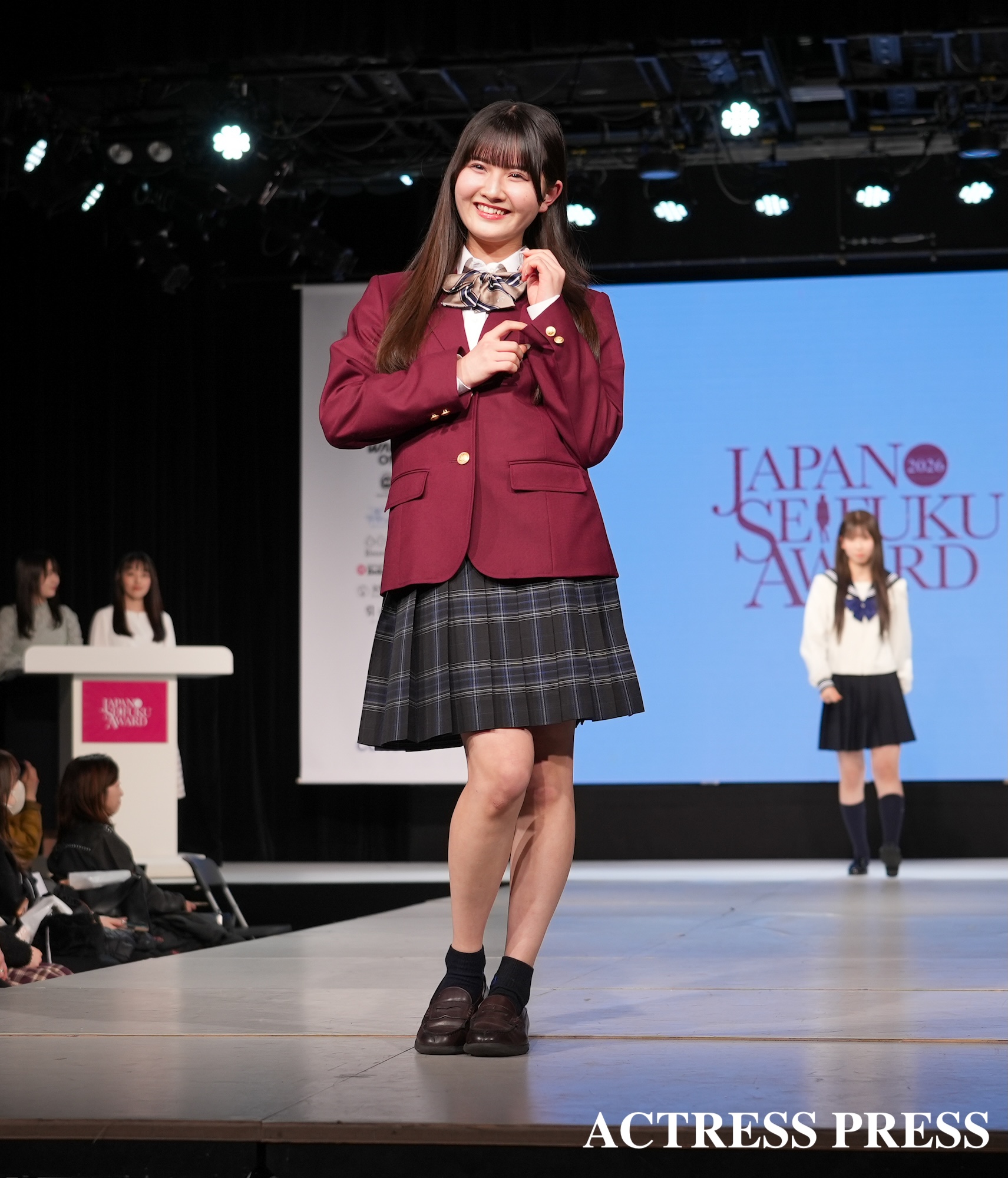 工藤咲姫『第13回日本制服アワード』にて（2026年2月22日、ベルエポック美容専門学校にて）(C)撮影：ACTRESS PRESS編集部 (Photographer: SHUN)