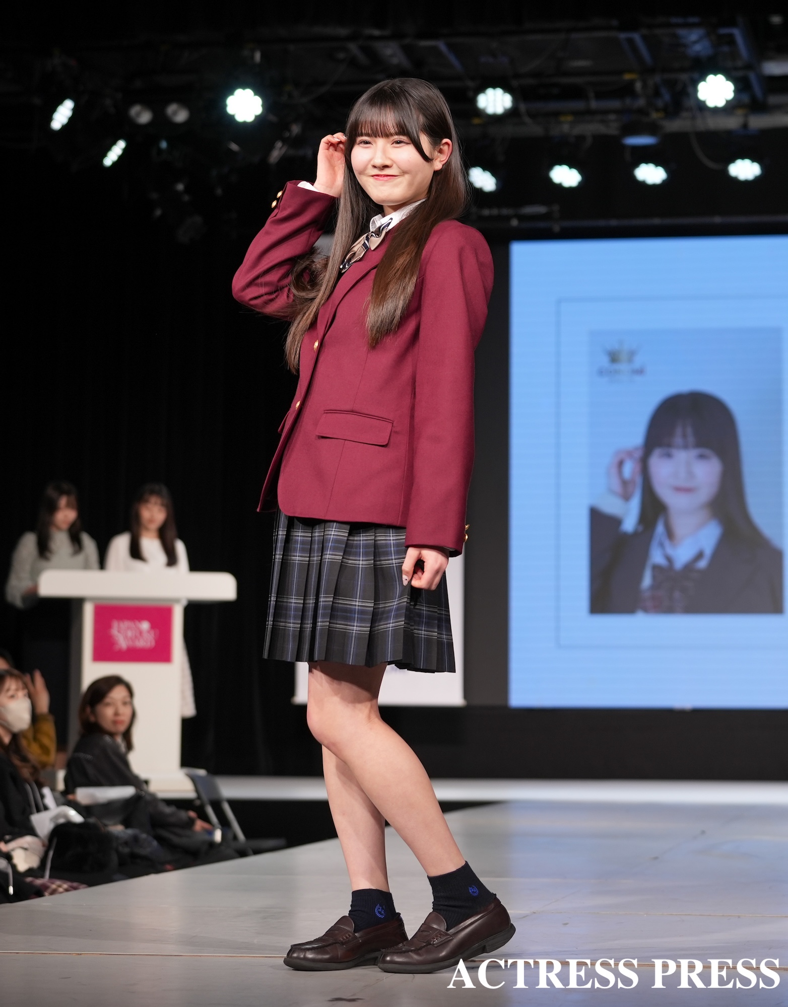 工藤咲姫『第13回日本制服アワード』にて（2026年2月22日、ベルエポック美容専門学校にて）(C)撮影：ACTRESS PRESS編集部 (Photographer: SHUN)