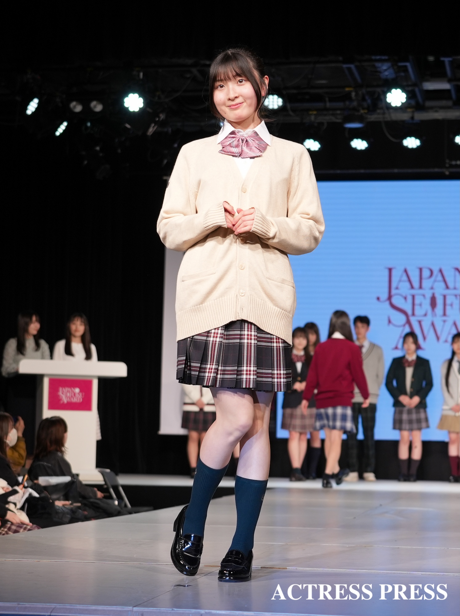 増村虹心『第13回日本制服アワード』にて（2026年2月22日、ベルエポック美容専門学校にて）(C)撮影：ACTRESS PRESS編集部 (Photographer: SHUN)