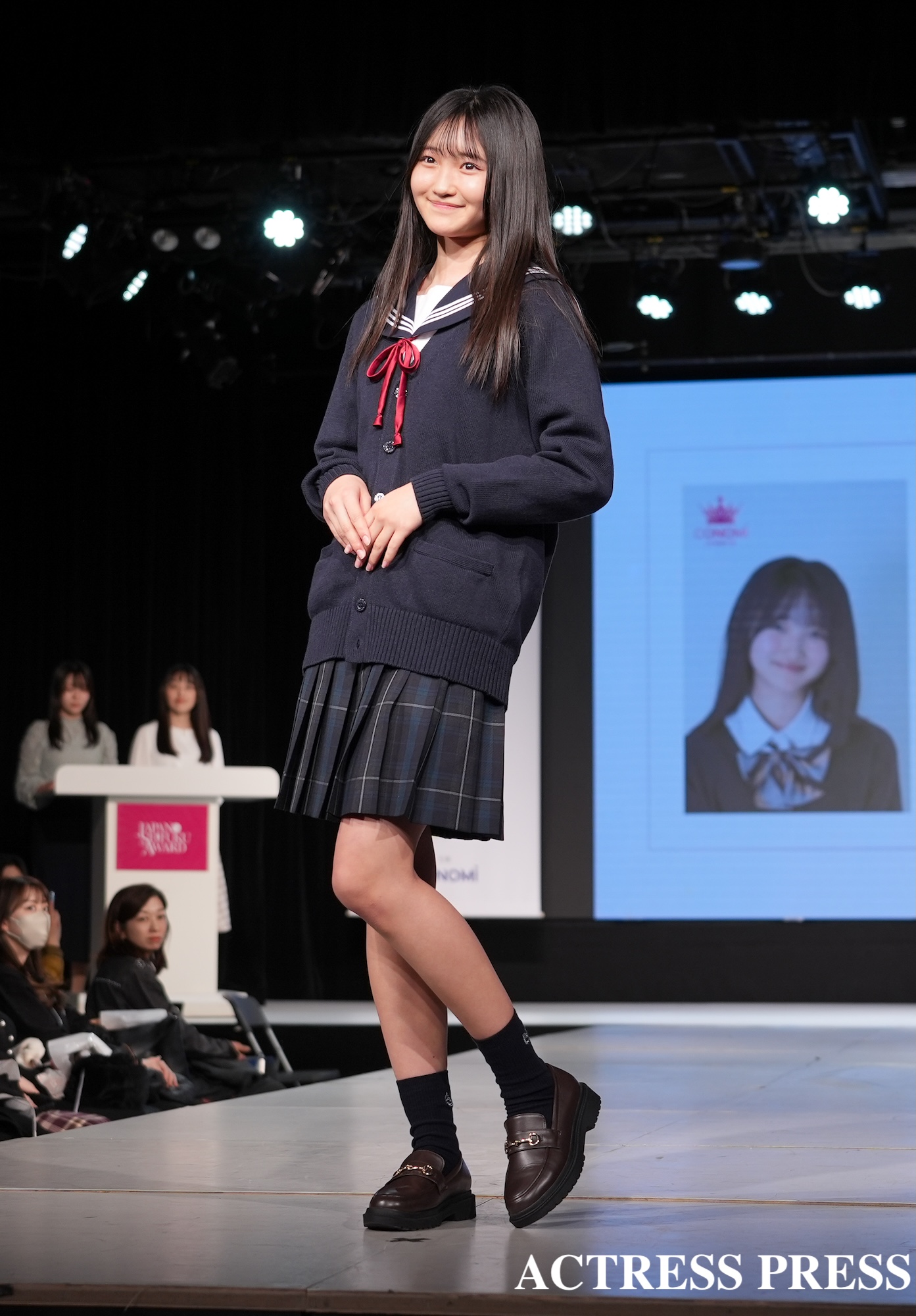 蒼実海『第13回日本制服アワード』にて（2026年2月22日、ベルエポック美容専門学校にて）(C)撮影：ACTRESS PRESS編集部 (Photographer: SHUN)