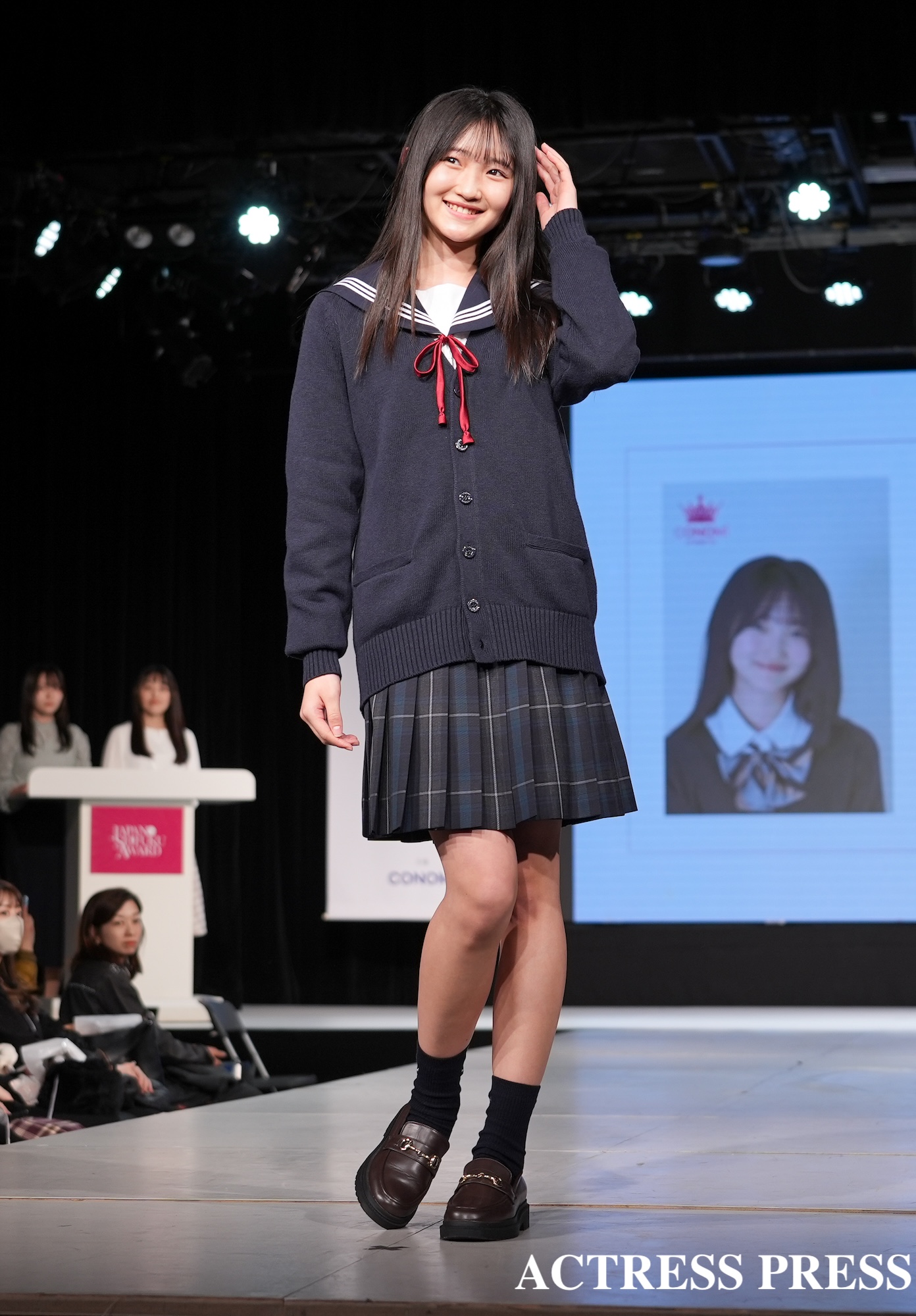 蒼実海『第13回日本制服アワード』にて（2026年2月22日、ベルエポック美容専門学校にて）(C)撮影：ACTRESS PRESS編集部 (Photographer: SHUN)