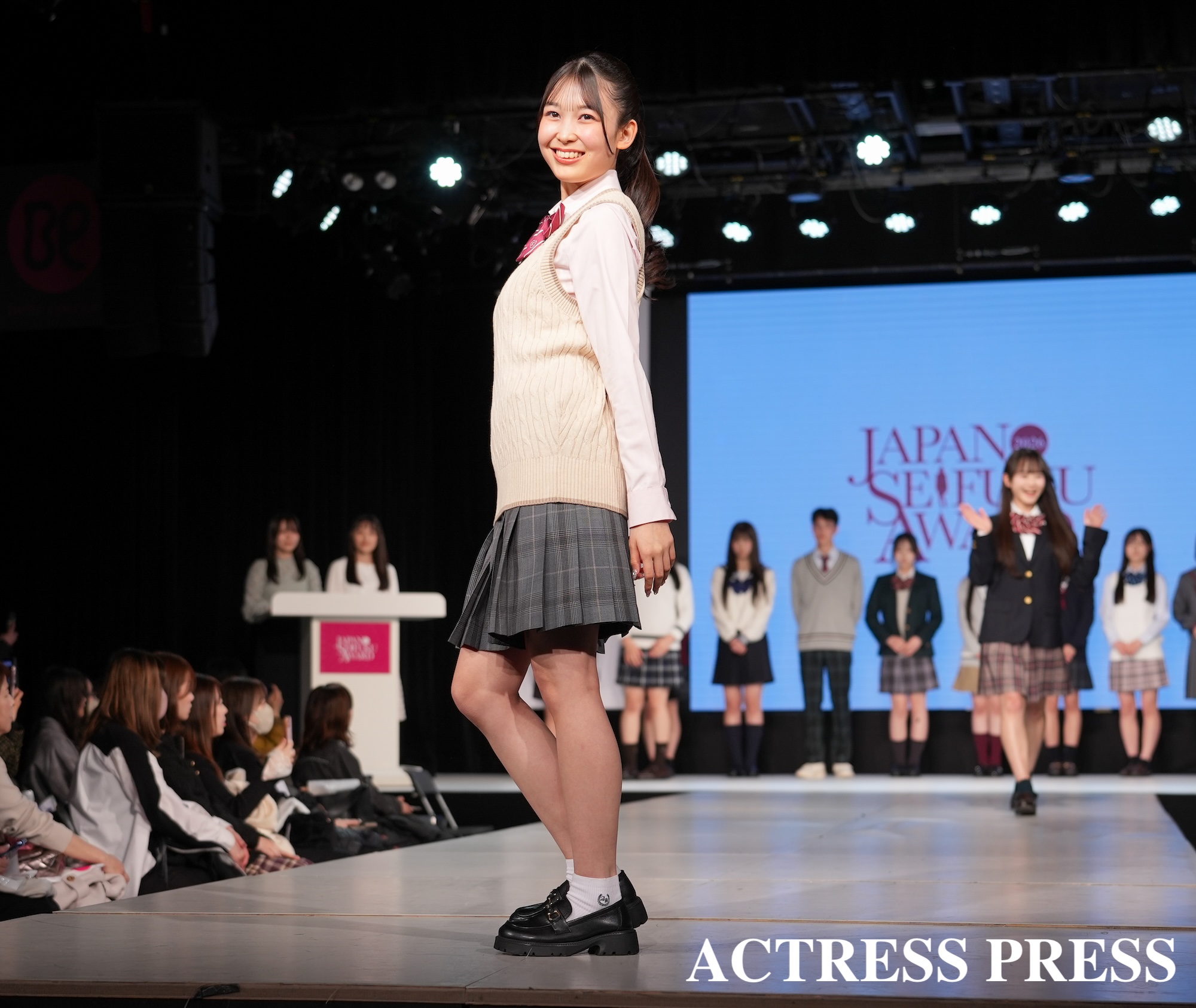 大村乃々佳『第13回日本制服アワード』にて（2026年2月22日、ベルエポック美容専門学校にて）(C)撮影：ACTRESS PRESS編集部 (Photographer: SHUN)